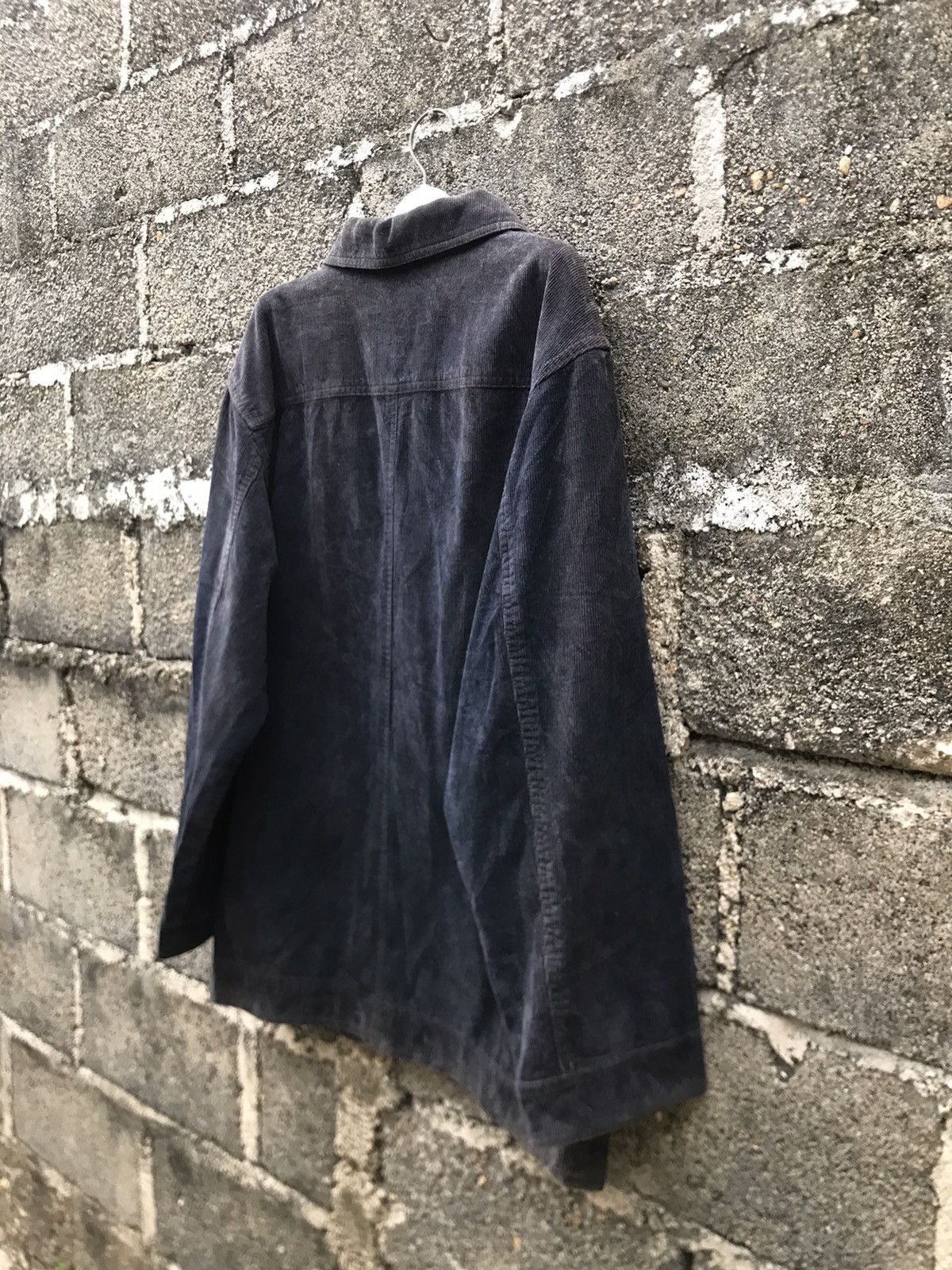 Vintage ⚡️Vintage Lagache Corduroy Indigo Chore Jacket Size US L / EU 52-54 / 3 - 16 Thumbnail