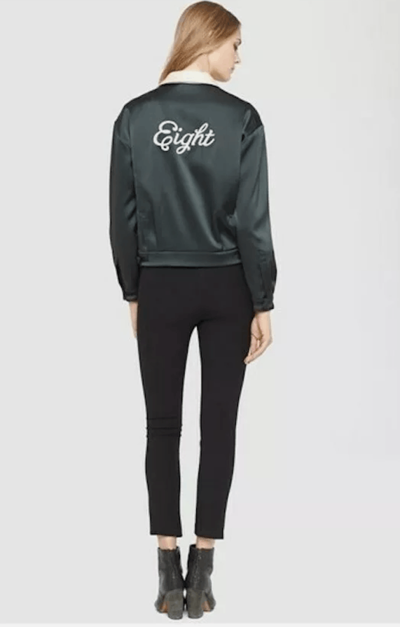 Rag & Bone Rag & Bone Green Gables Dean Zip Front Satin Jacket Size XXS / US 00 / IT 34 - 10 Thumbnail