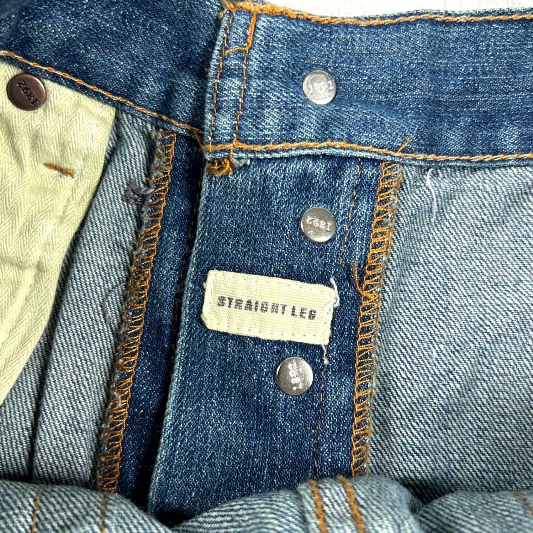 Abercrombie & Fitch VINTAGE Abercrombie Fitch Jeans Mens 32x30 Shacker Straight Bruce Y2K Faded USA Size US 32 / EU 48 - 5 Thumbnail