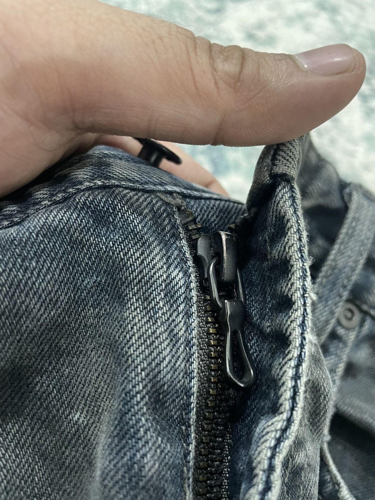 Other AW10 HNBM Dirty Sewn Denim Pants Size US 32 / EU 48 - 16 Thumbnail