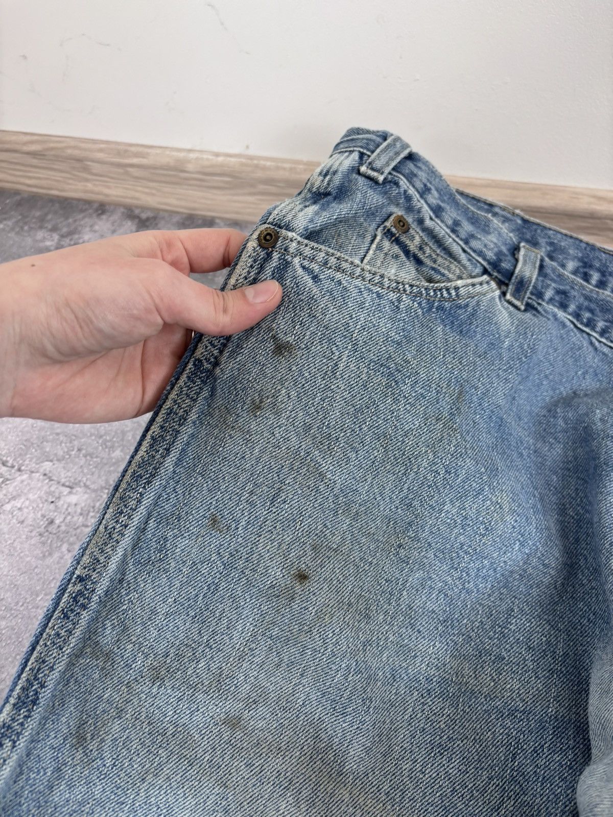 Dickies Vintage Dickies Faded Blue Carpenter Denim Jeans 1993SNB Size US 36 / EU 52 - 18 Thumbnail