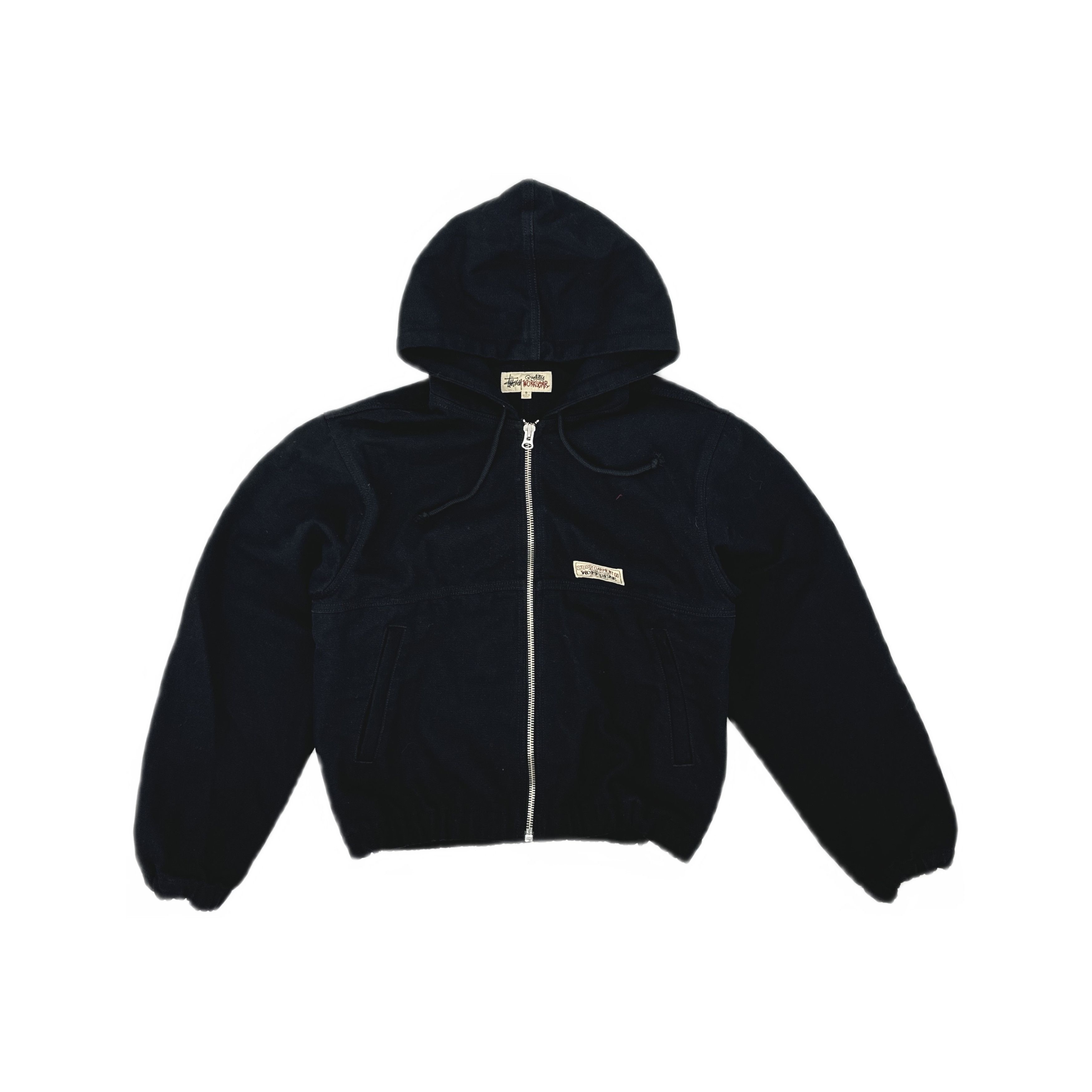 Stussy Stussy Canvas Workgear Hooded Jacket Black Size S Size US S / EU 44-46 / 1 - 1 Thumbnail