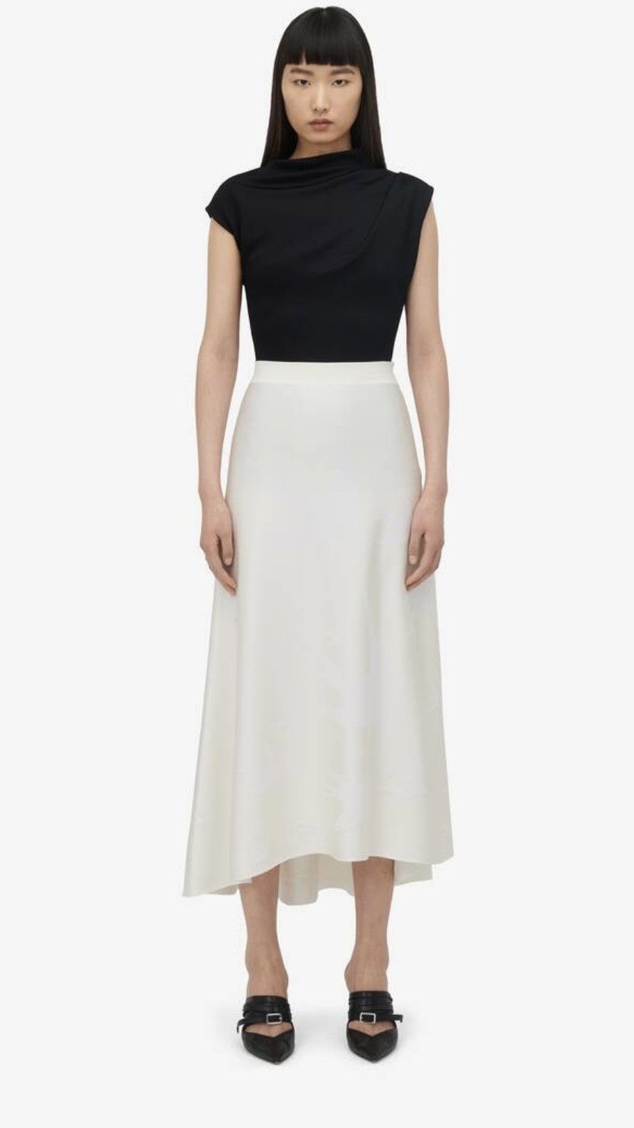 Alexander McQueen Alexander McQueen draped asymmetric sleeveless blouse top S Size S / US 4 / IT 40 - 5 Thumbnail