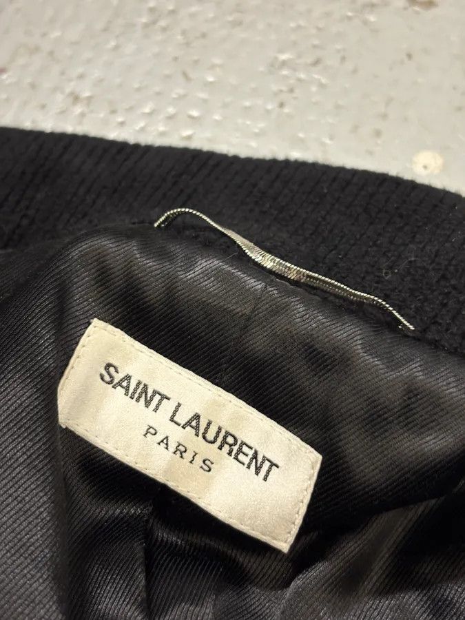 Saint Laurent Paris AW2018 Saint Laurent Black Velvet Quilted Bomber Jacket Size US M / EU 48-50 / 2 - 9 Thumbnail