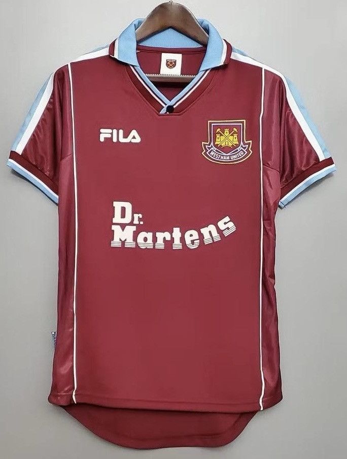 Vintage Vintage Jersey WestHam 1999-2000 Home Kit Size US XL / EU 56 / 4 - 1 Thumbnail