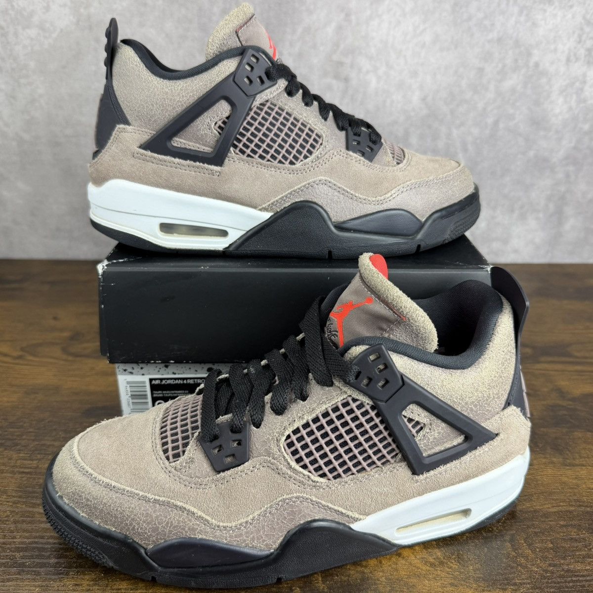 Jordan Brand Air Jordan 4 Retro Taupe Haze Size 6 GS / 7.5W DJ6249-200 OG Size US 6 / EU 39 - 2 Thumbnail
