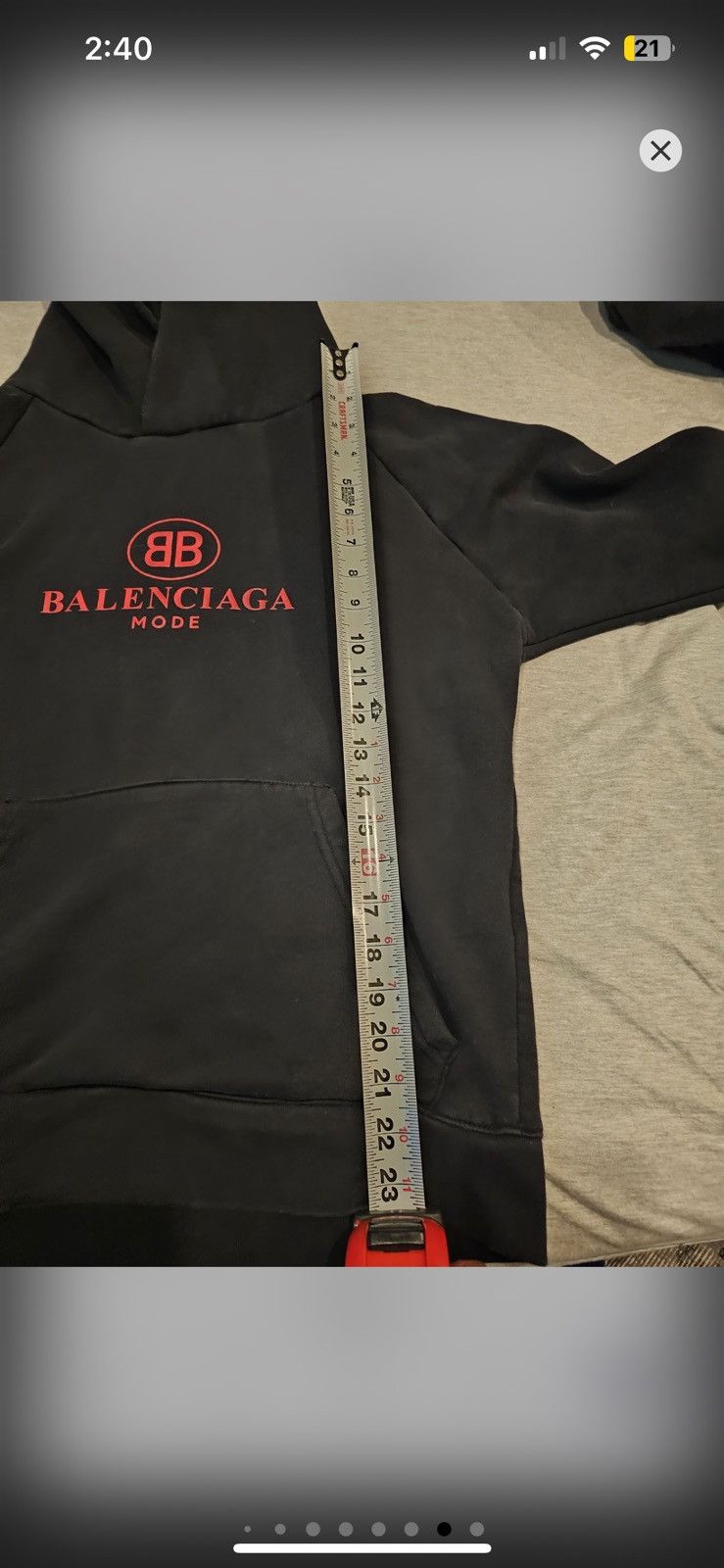 Balenciaga Old school BB Balanciaga mode hoodie Size US M / EU 48-50 / 2 - 6 Thumbnail