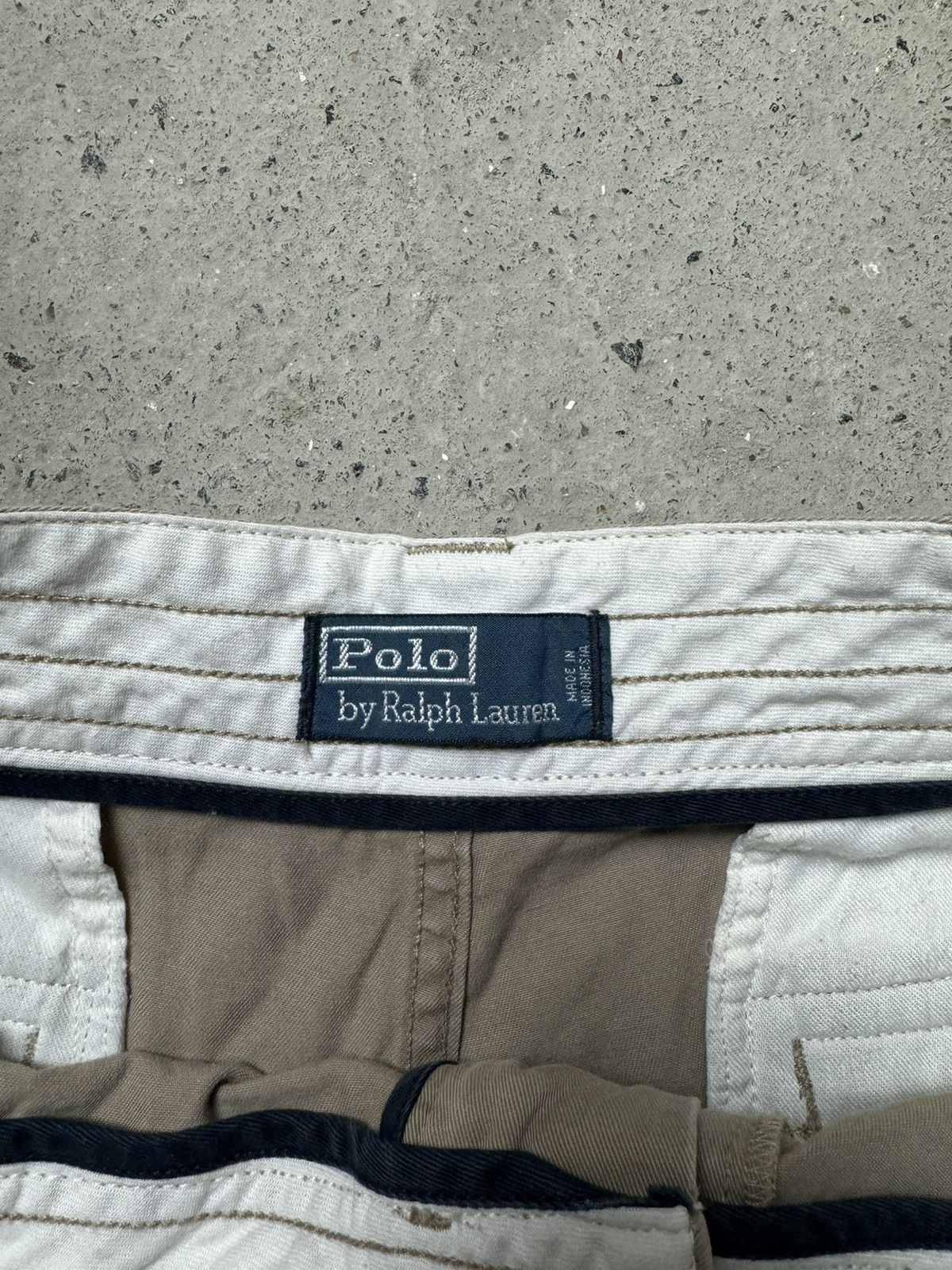Polo Ralph Lauren × Vintage Vintage Y2K Polo Ralph Lauren Cargo Baggy Shorts Size US 36 / EU 52 - 5 Thumbnail
