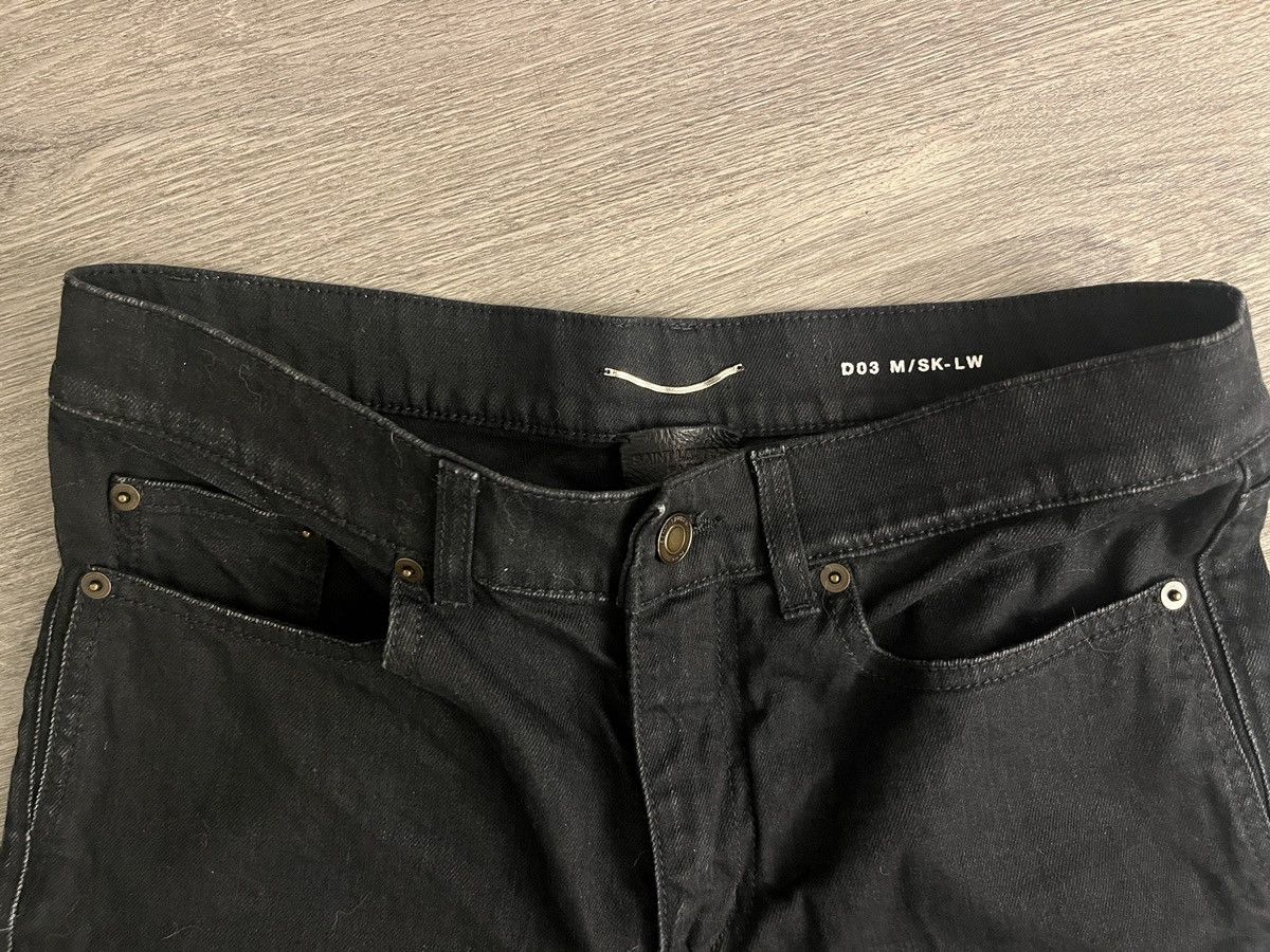 Yves Saint Laurent YSL Black Slim Designer Jeans Size 30" / US 8 / IT 44 - 3 Thumbnail