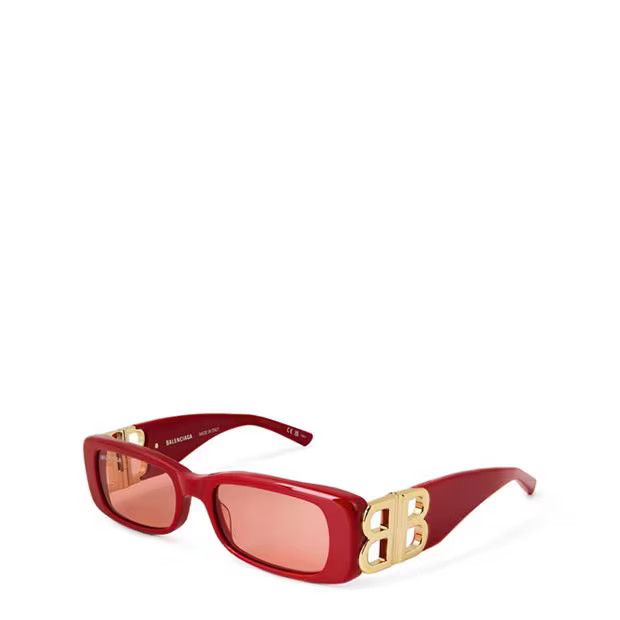 Balenciaga o1g2r1mq0924 Size: OS / Sunglasses in Red & Gold Size ONE SIZE - 1 Thumbnail