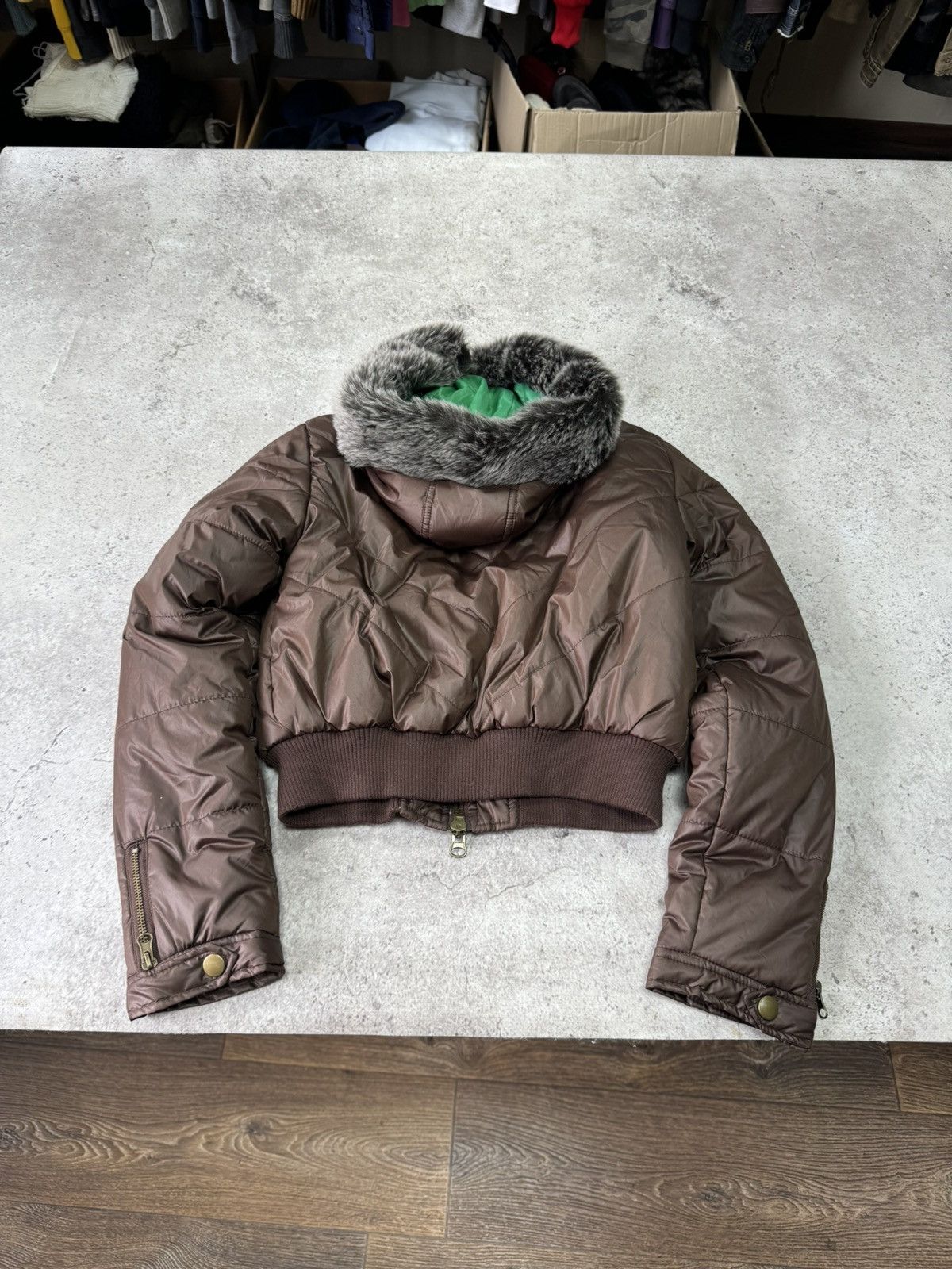 Hysteric Glamour Vintage Multi-zip Fur Hood Hysteric Glamour Style Bomber Size US S / EU 44-46 / 1 - 6 Thumbnail