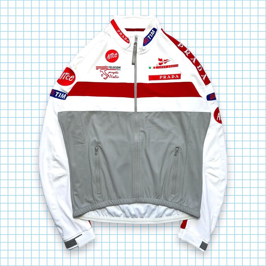 image of Prada Luna Rossa Challenge 2003 Jacket in White, Men's (Size Medium)