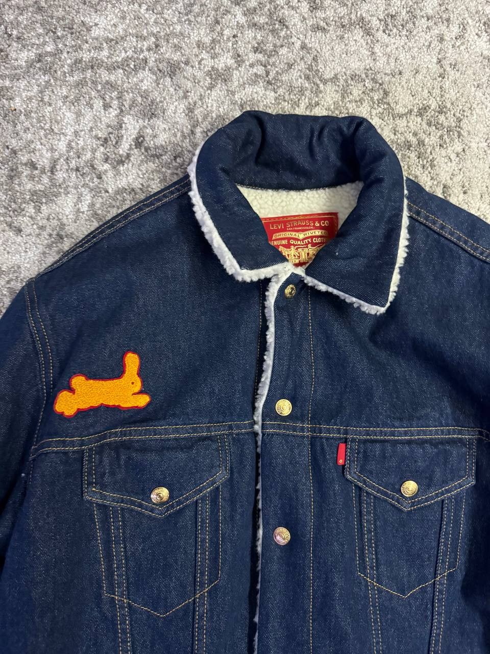 Levi's Levi’s Reversible Sherpa Denim Jacket w/ Patches Size US M / EU 48-50 / 2 - 3 Thumbnail