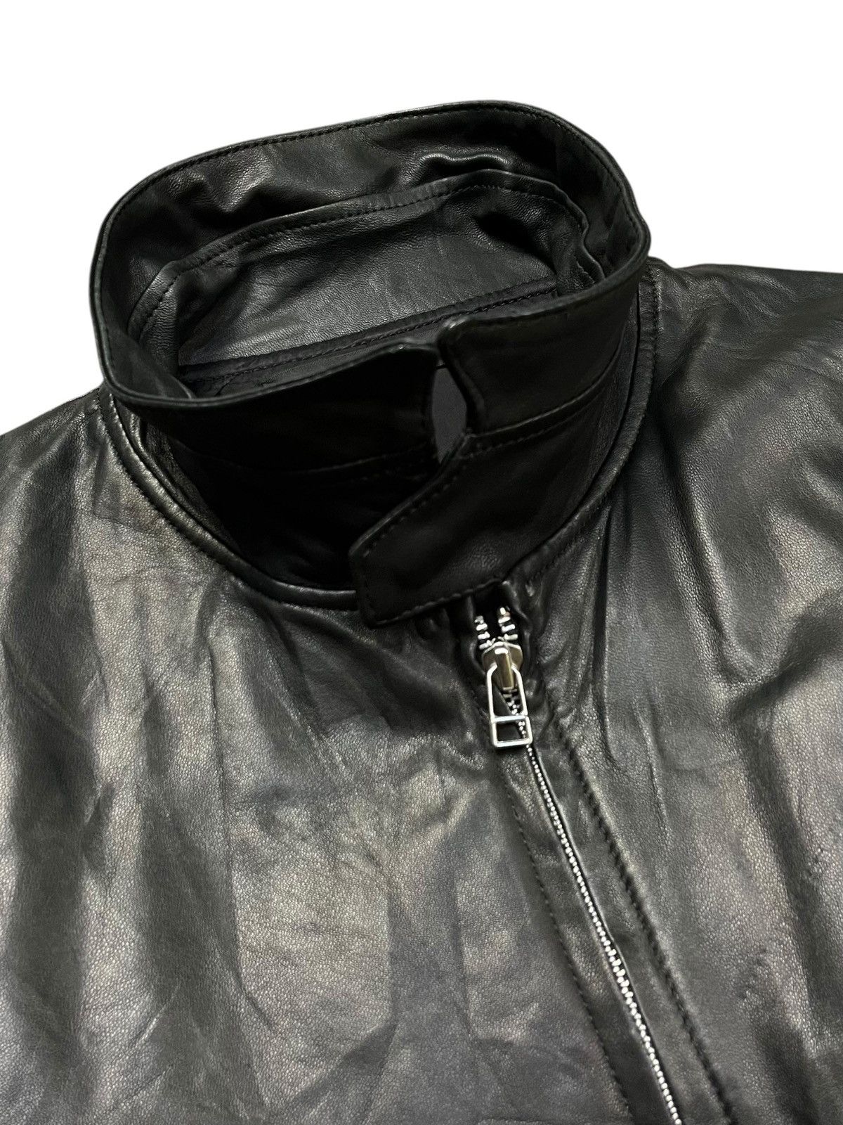 Ekam EKAM - Extra Long Sleeve Leather Jacket Size US M / EU 48-50 / 2 - 7 Thumbnail