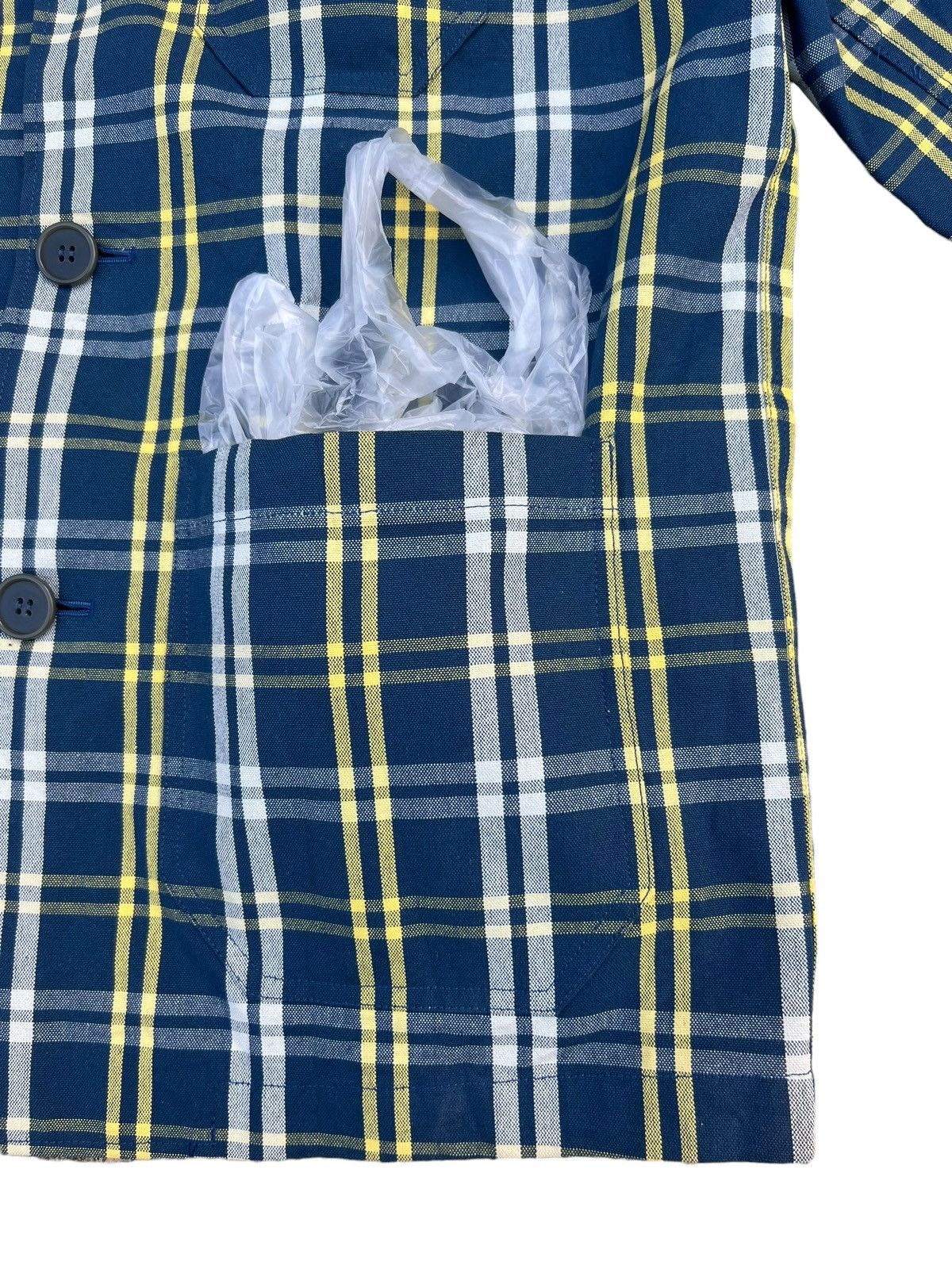 Vintage Vintage MILKBOY Japan Tartan Plaid Button Chore acket Coat Size US L / EU 52-54 / 3 - 9 Thumbnail