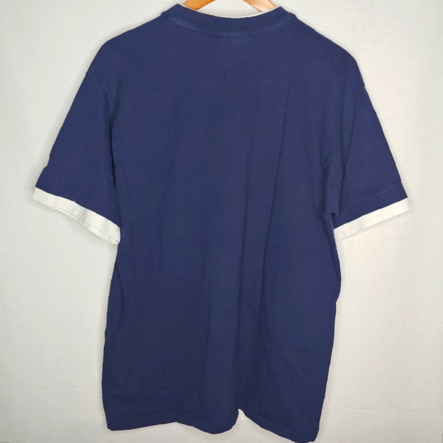 Vintage VINTAGE Morning Sun Penn State Shirt Large Navy Blue 90s Nittany Lions T-Shirt Mens Vintage Penn State College Sports Graphic Shirt Size US L / EU 52-54 / 3 - 7 Thumbnail