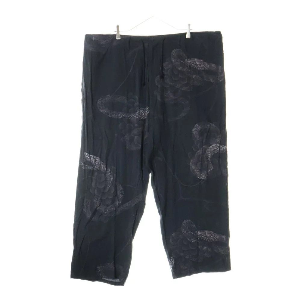 Yohji Yamamoto Yohji Yamamoto // 19AW Printed Rayon Wide Pants Size US 44 / EU 60 - 1 Thumbnail
