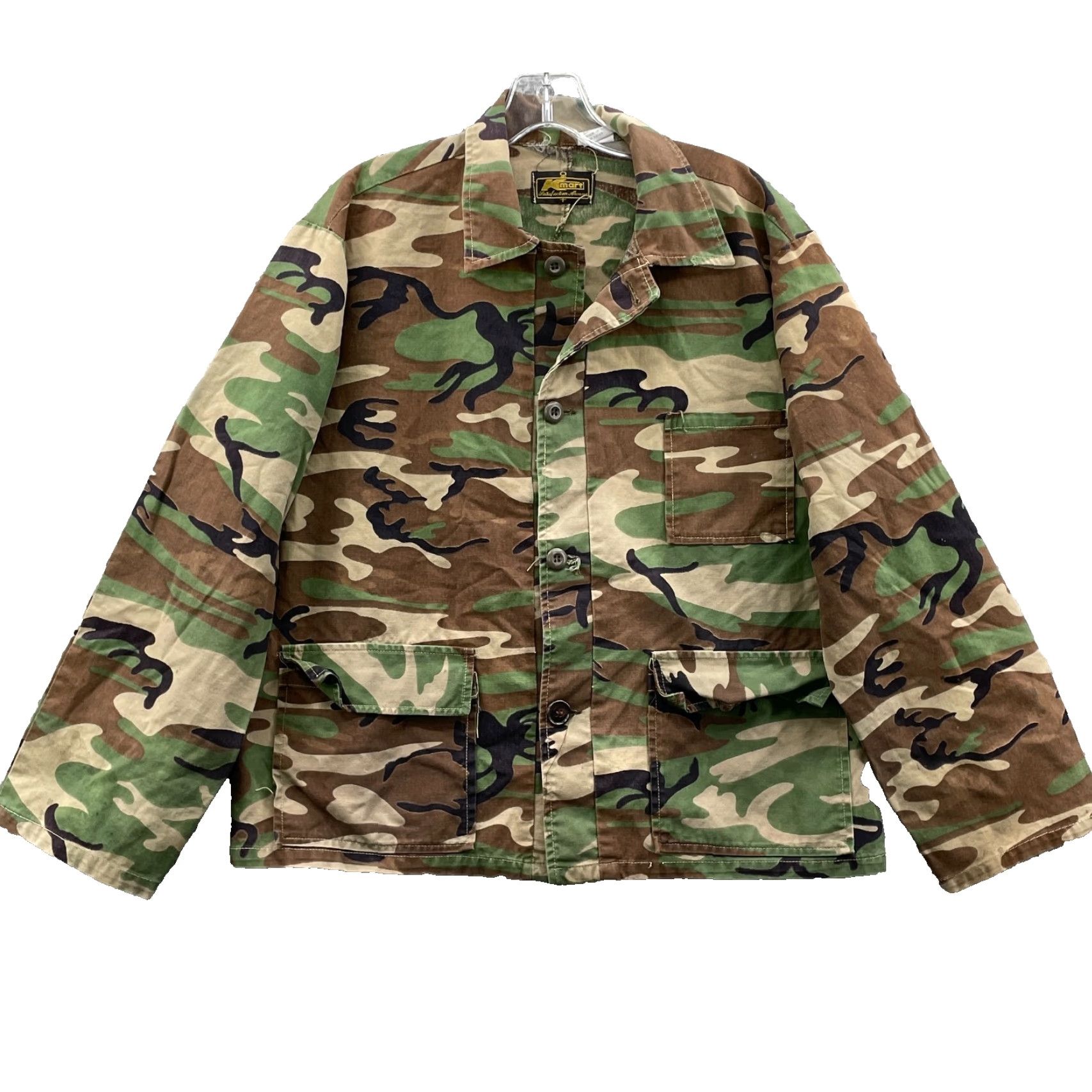 Vintage Vintage K Mart Shirt Mens 42-44 Camo Uniform Surplus Workwear Outdoor Street Y2K Size US XL / EU 56 / 4 - 2 Thumbnail