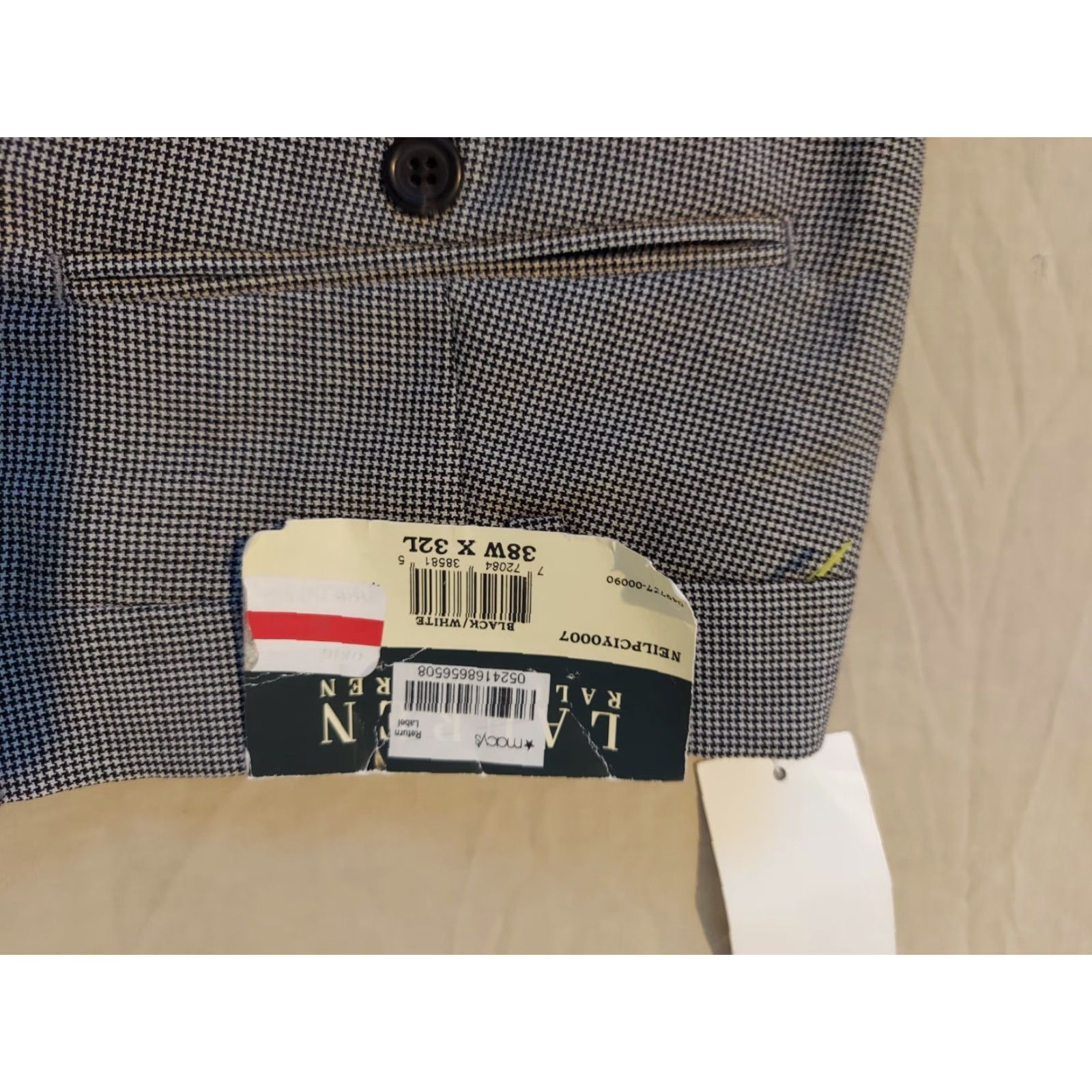 Polo Ralph Lauren Polo Ralph Lauren Dress Pants 38x32 Gray Chino Khaki Mens Regular Pants Size US M / EU 48-50 / 2 - 2 Thumbnail