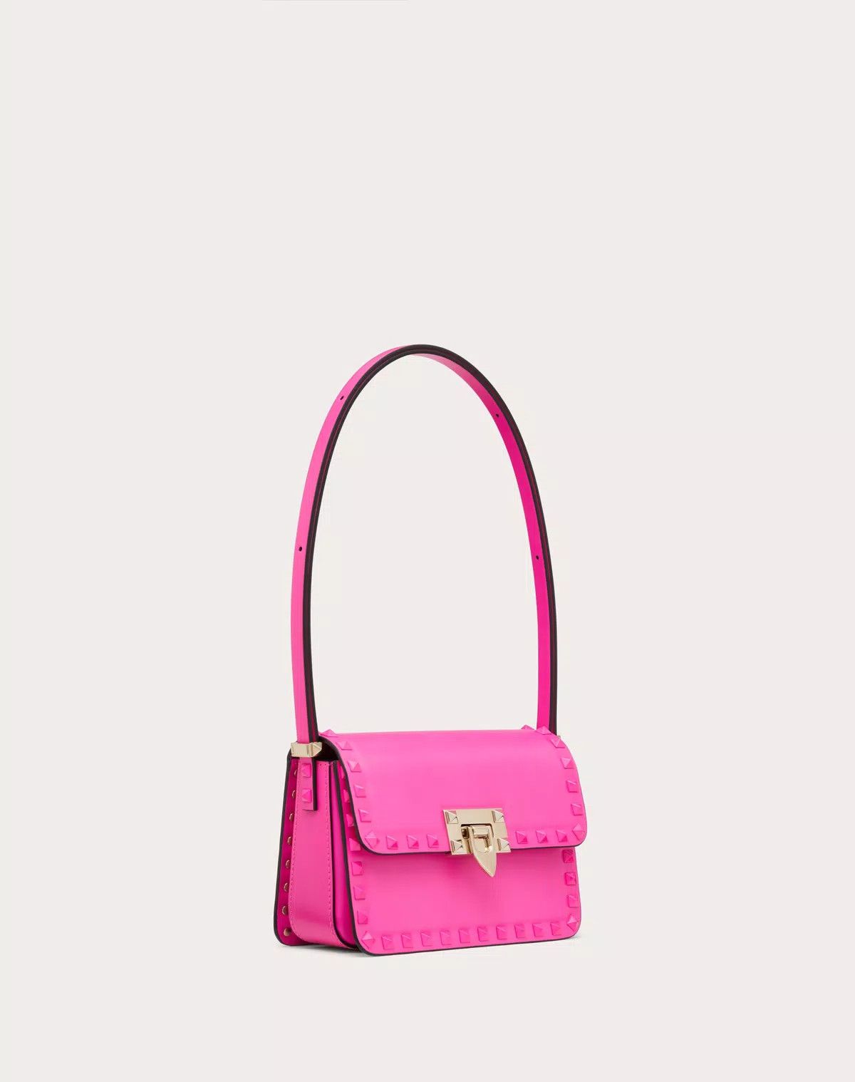 Valentino o1s1wg110426 Size: OS / Rockstud23 Small Shoulder Bag Pink Size ONE SIZE - 3 Thumbnail