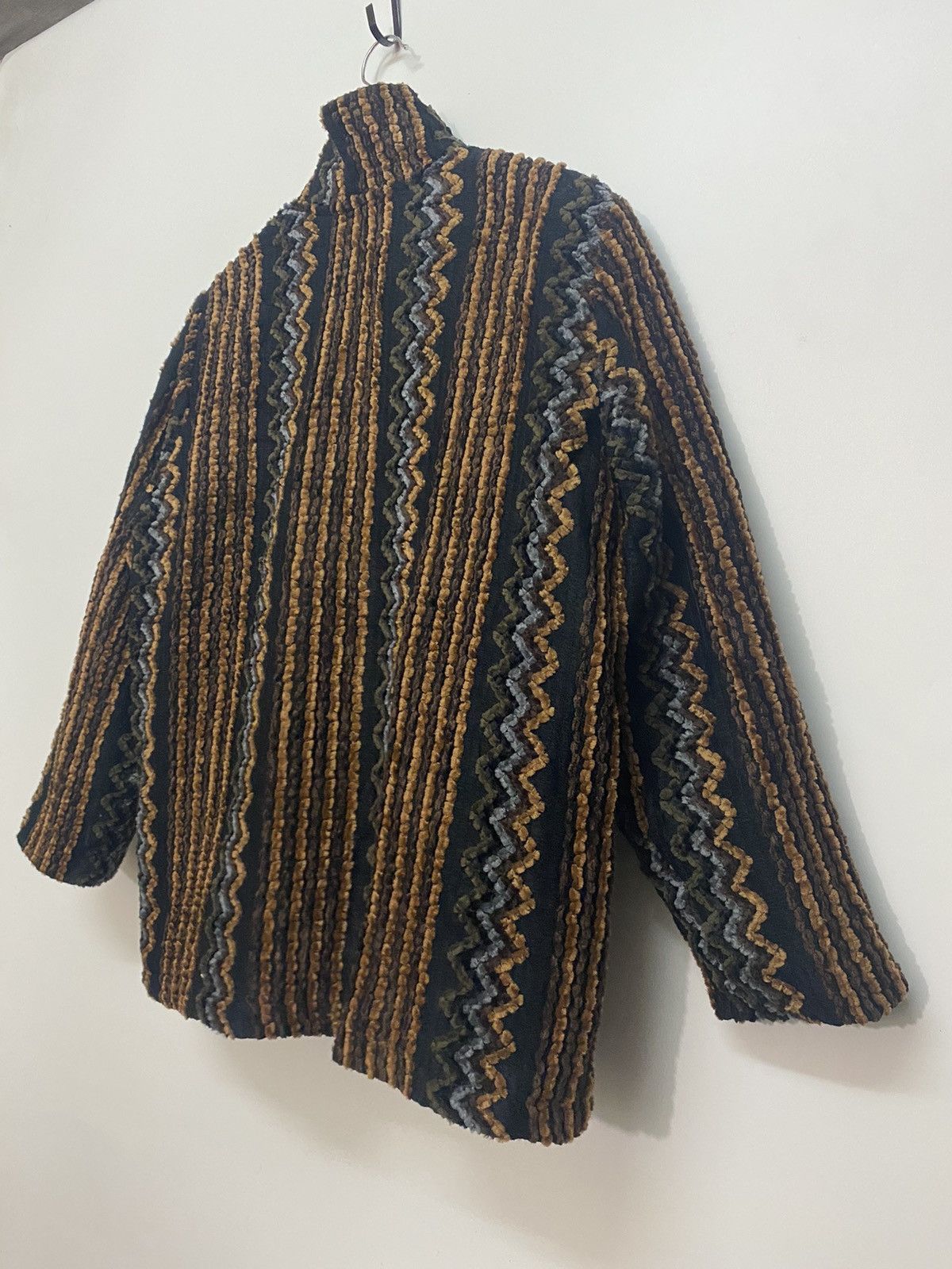 Japanese Brand Japan Brand Button Up Knitwear Sweater Lining Jacket Size L / US 10 / IT 46 - 5 Thumbnail