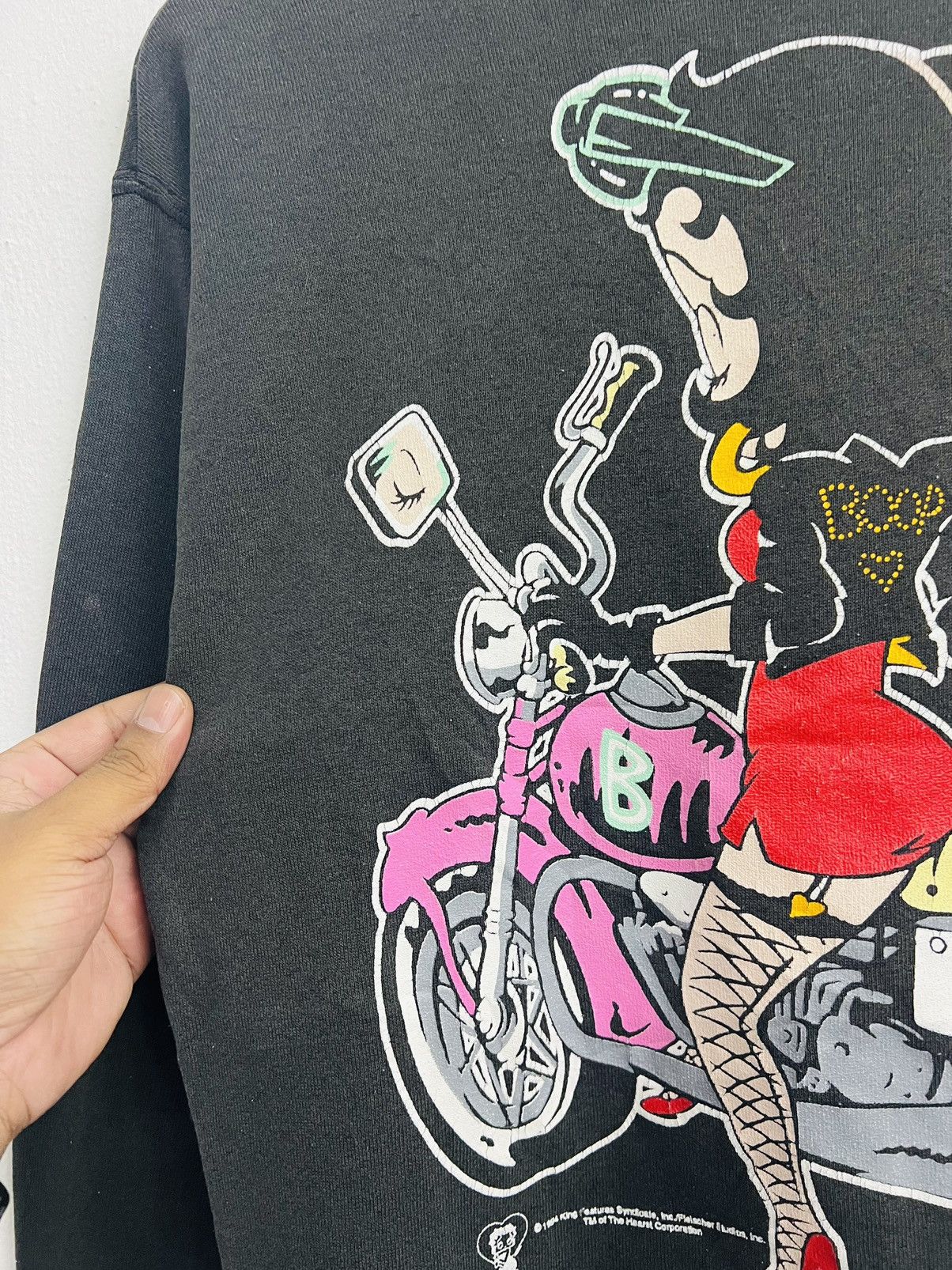 Cartoon Network × Vintage Vintage 90s Betty Boop Mirror Print Crewneck Sweatshirt Size US M / EU 48-50 / 2 - 11 Thumbnail
