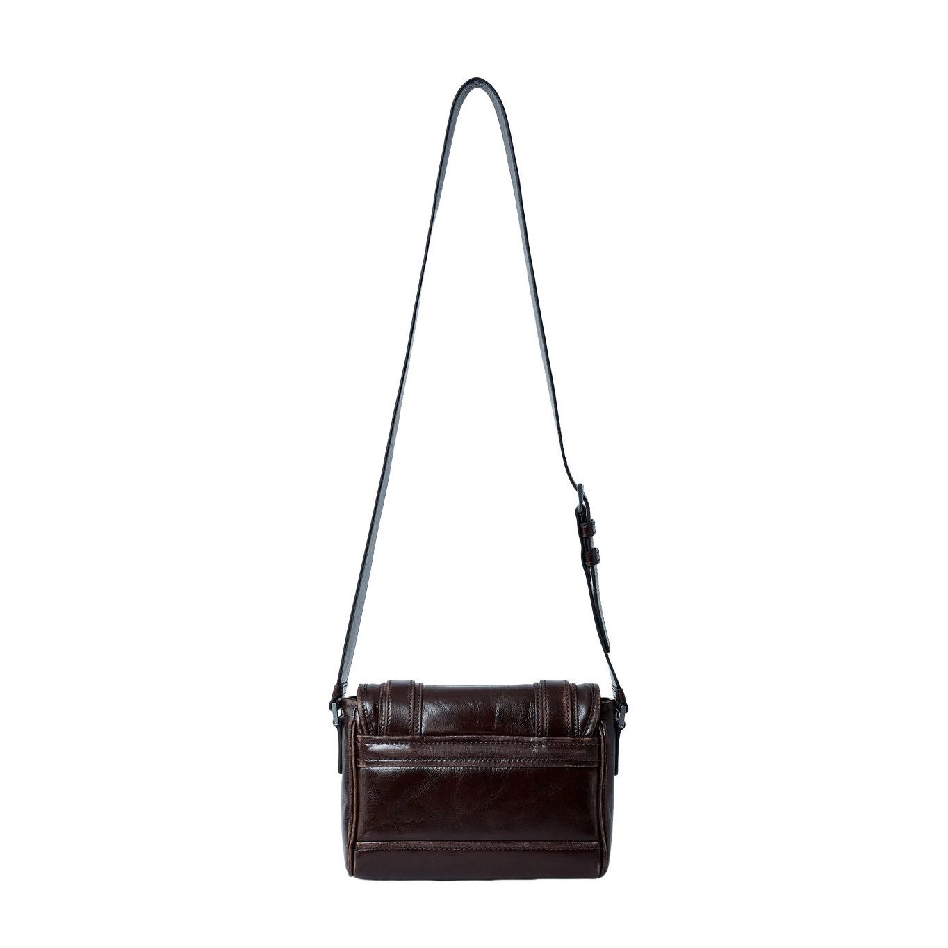 Prada PRADA Explore Dark Brown Leather Shoulder Bag New & Authenti Size ONE SIZE - 2 Thumbnail