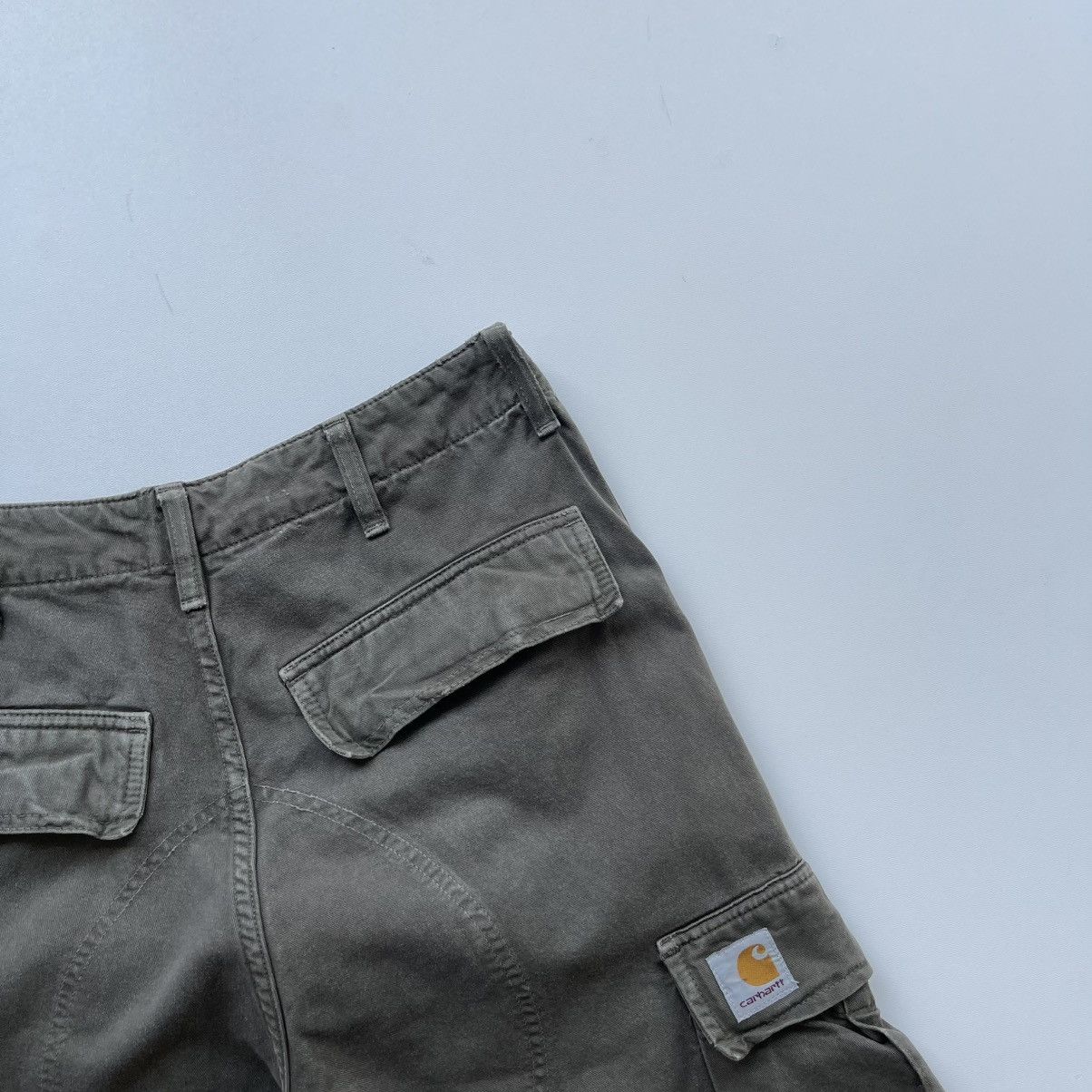 Carhartt Carhartt Vintage Baggy Cargo Pants Washed Green Y2K Gorpcore Size US 28 / EU 44 - 9 Thumbnail