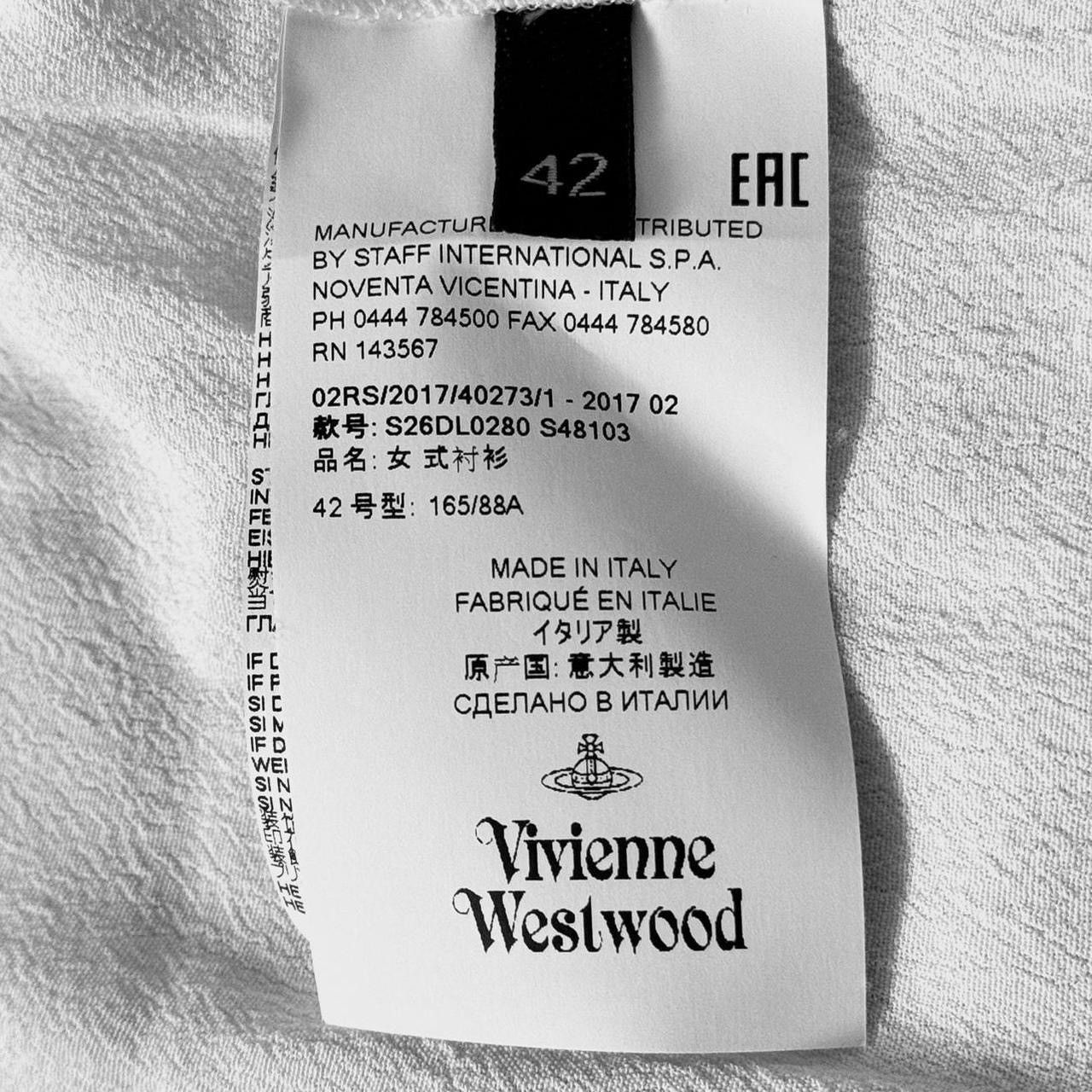 Vivienne Westwood Vivienne Westwood Blouse with Unique Collar Size M / US 6-8 / IT 42-44 - 3 Thumbnail