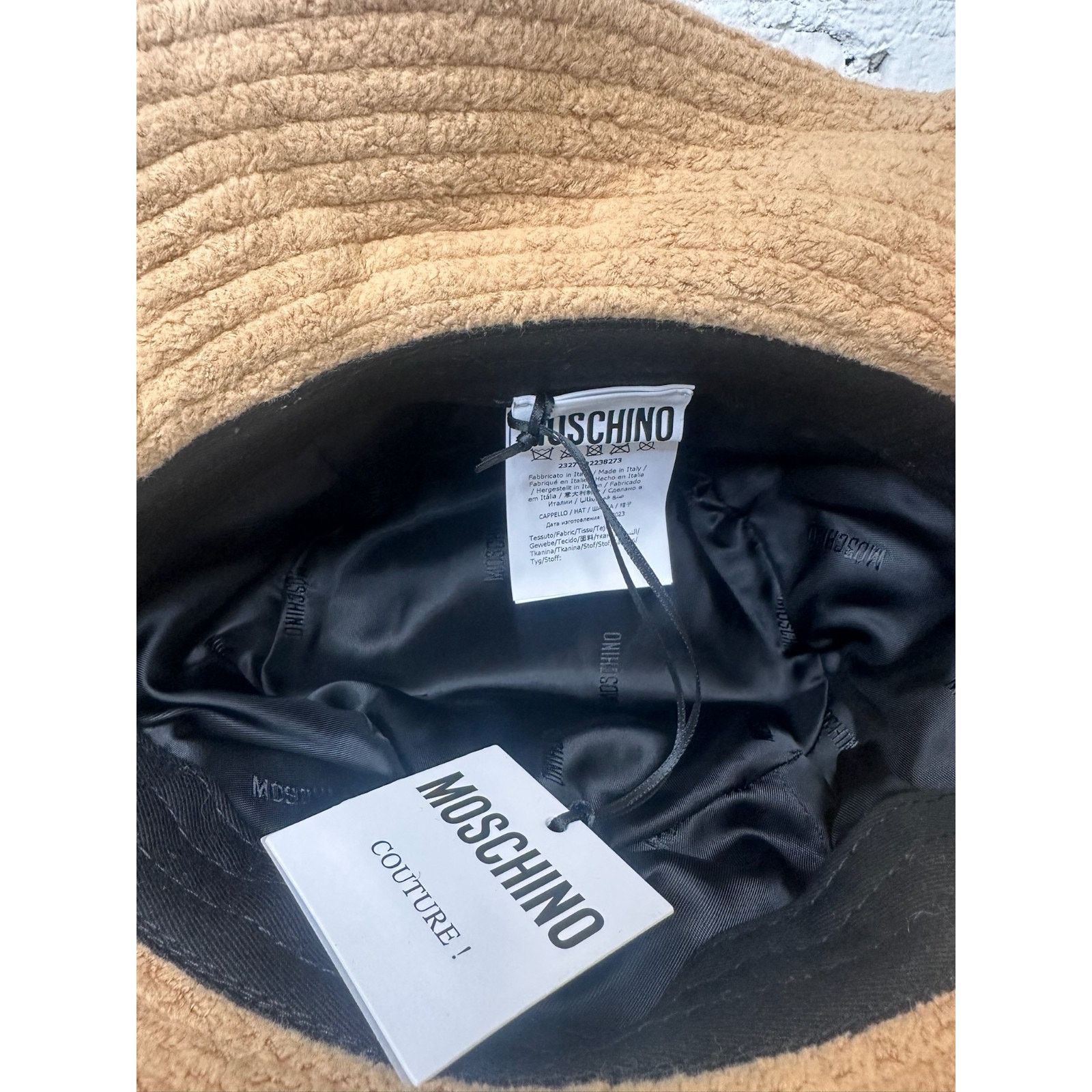 Moschino AW23 MOSCHINO Couture Jeremy Scott Teddy Bear Bucket Hat Size ONE SIZE - 4 Thumbnail