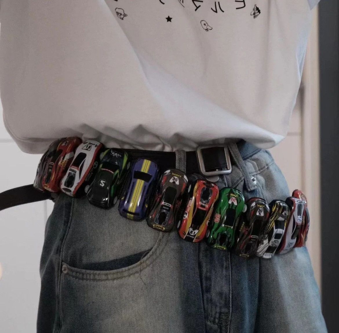 Vintage Creative Y2K Streetwear Unisex New Racing Car Belt Size ONE SIZE - 2 Thumbnail