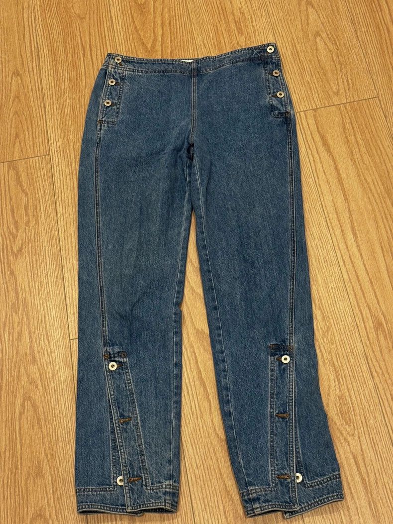Loewe LOEWE size M Side button jeans Size 37" - 1 Thumbnail