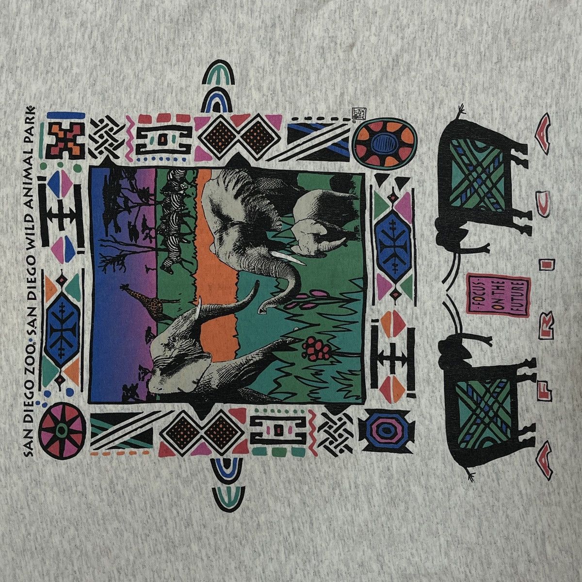 All Sport Rare Vintage 1990s San Diego Zoo Animal Park TShirt Size US L / EU 52-54 / 3 - 14 Thumbnail