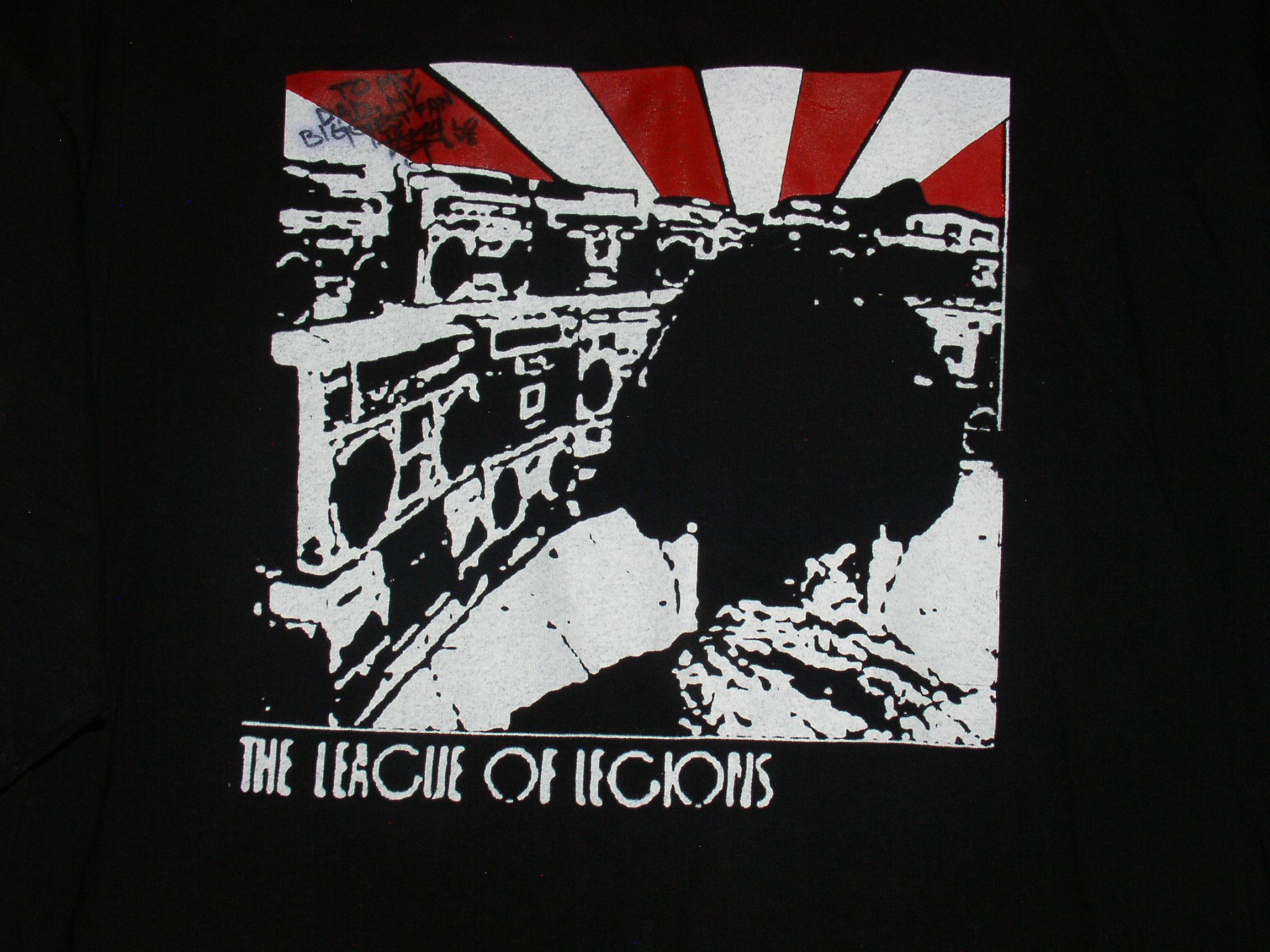The League Of Legions Concert T Shirt Autographed Vintage