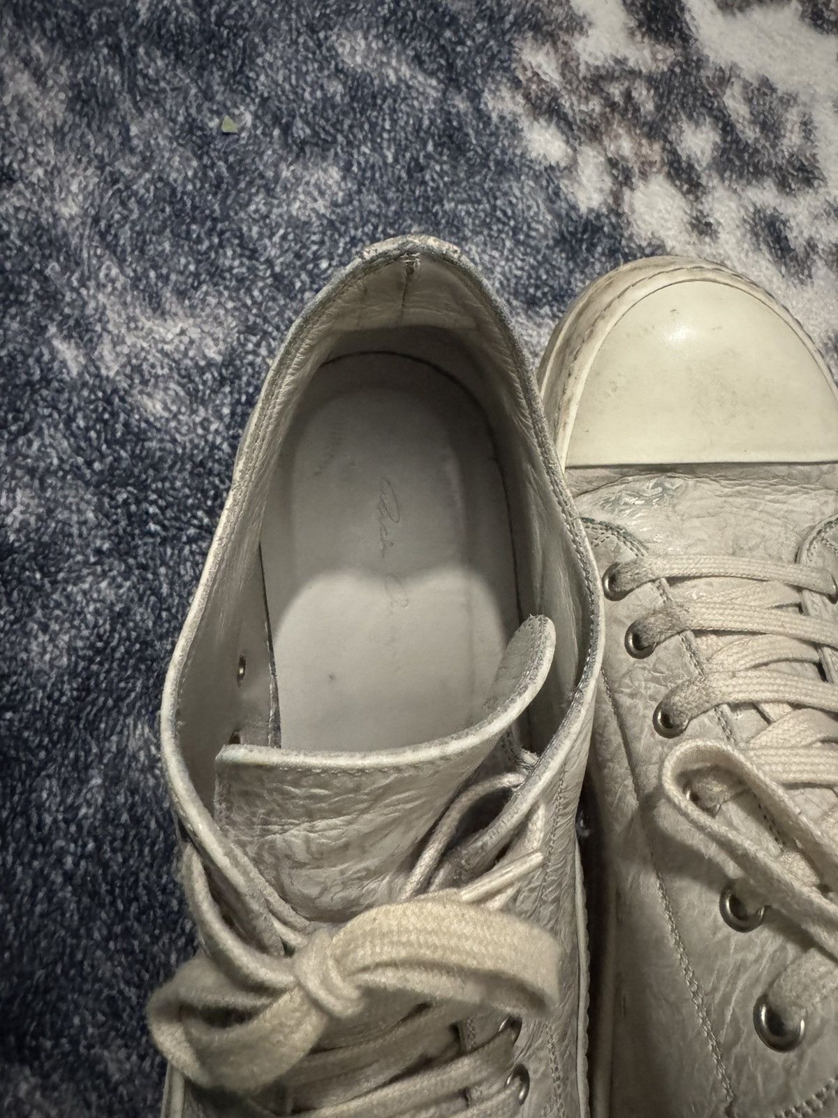Rick Owens Rick owens ramones low Size US 8 / EU 41 - 10 Thumbnail