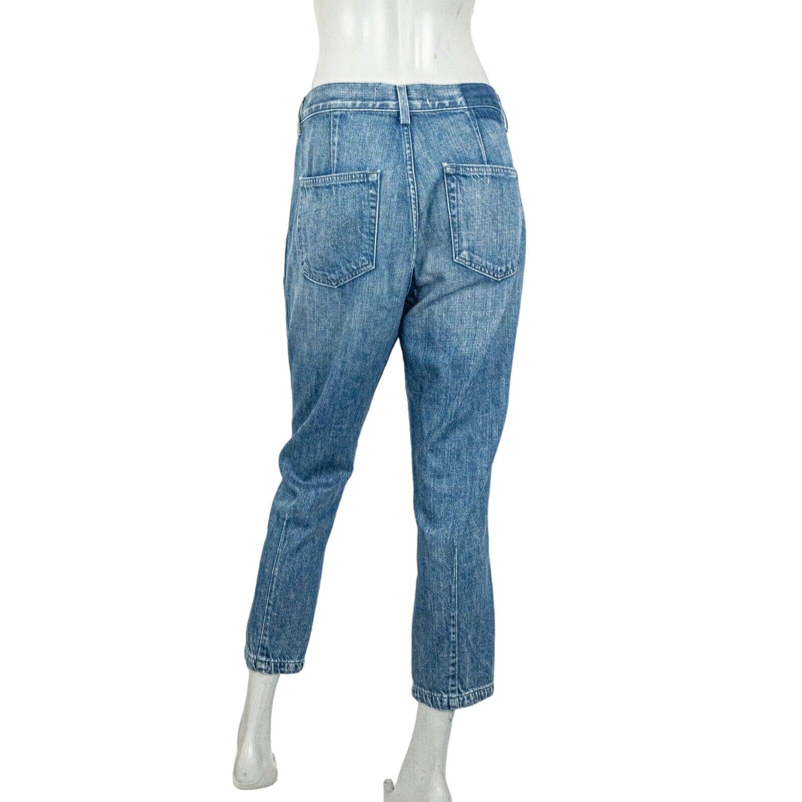 Designer AMO DENIM Women's baggy Slouch Trouser Jeans Indigo Size 28 Size 28" / US 6 / IT 42 - 4 Thumbnail