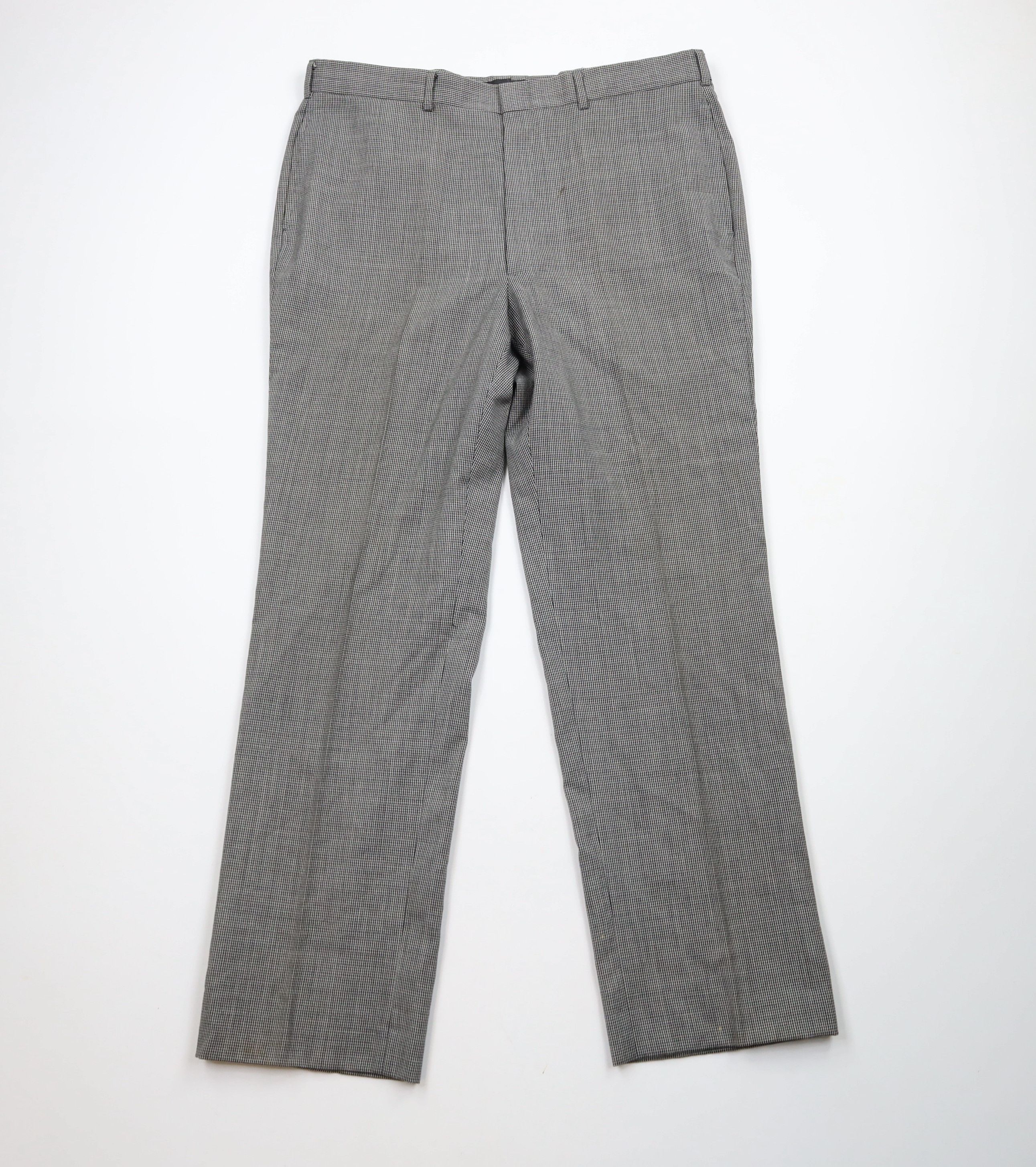 Vintage Vintage 90s Streetwear Houndstooth Wool Chino Pants USA Size US 36 / EU 52 - 1 Thumbnail