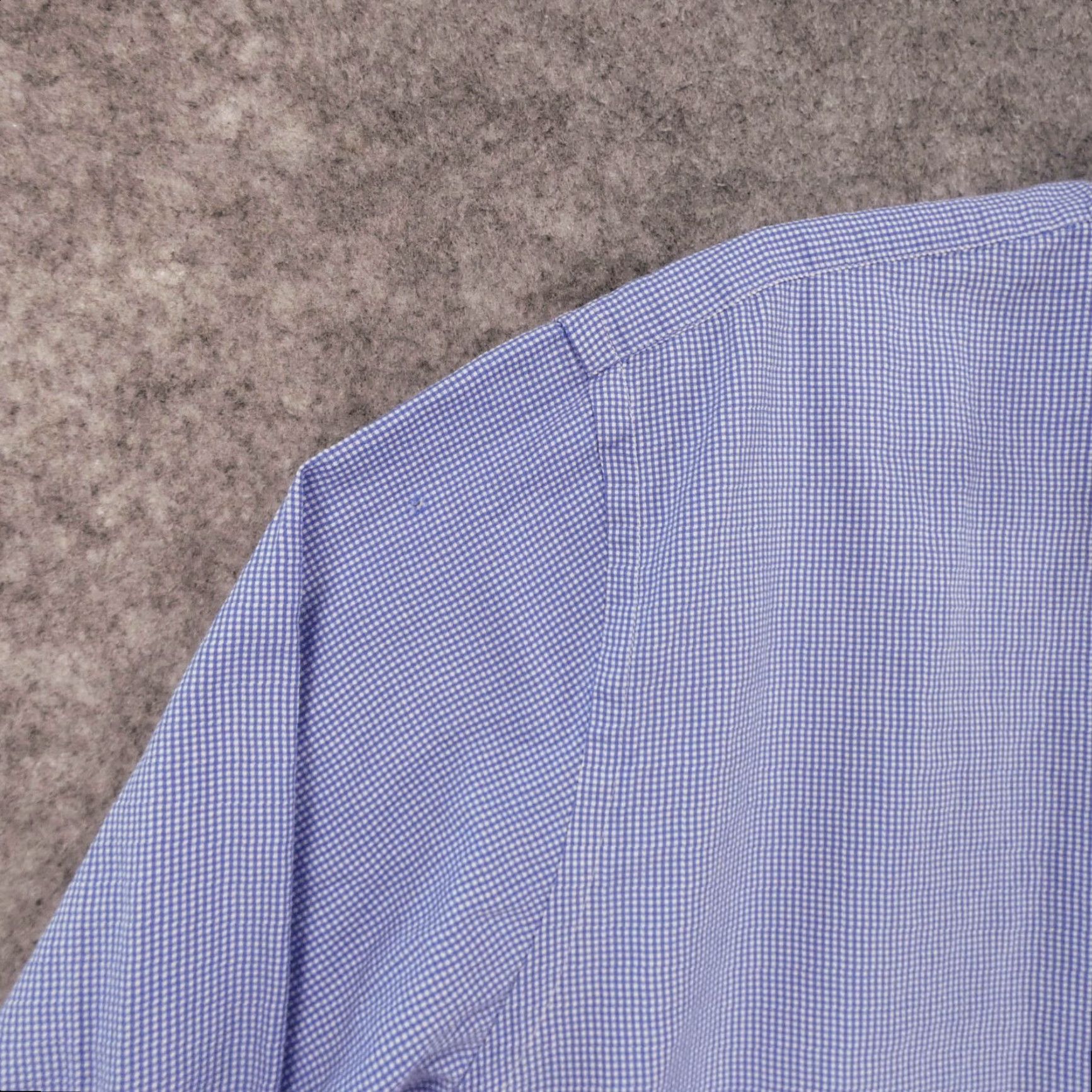 Peter Millar Peter Millar Shirt Mens 17 Large Long Sleeve Button-Up Blue White Check Size US L / EU 52-54 / 3 - 4 Thumbnail