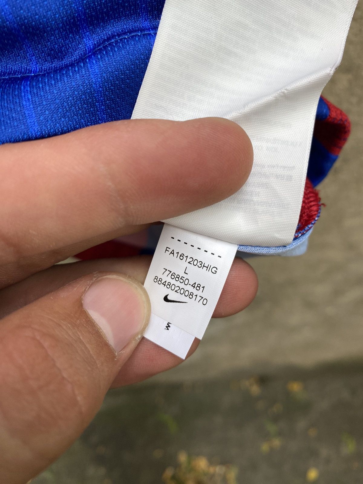 Nike Nike Barcelona Jersey Size US L / EU 52-54 / 3 - 6 Thumbnail
