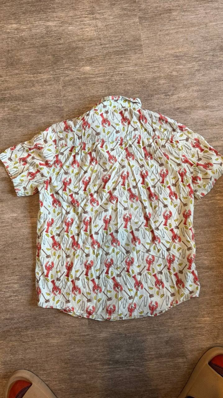 Retrofit Retrofit Brand Mfg Lobster Print Button Down Shirt Size L Size US L / EU 52-54 / 3 - 6 Thumbnail