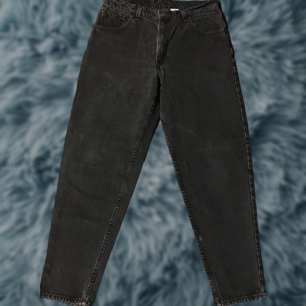 Levi's VINTAGE Levi's 560 Jeans Mens 35 USA 80s 90s Faded Distress Grunge Biker Punk Skate Cowboy Size US 36 / EU 52 - 1 Thumbnail