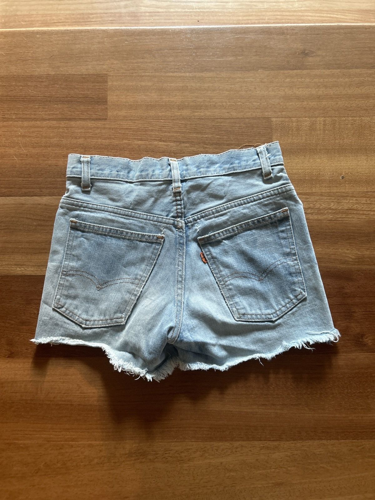 Levi's × Levi's Vintage Clothing × Vintage orange tab levi’s jorts Size 28" / US 6 / IT 42 - 2 Thumbnail