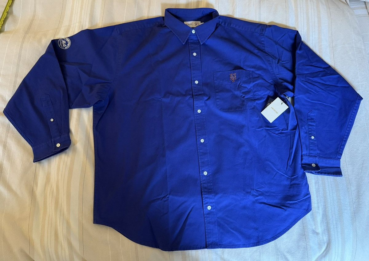 Aime Leon Dore × MLB Aime Leon Dore ALD / New York Mets Leon Overshirt Royal XL Size US XL / EU 56 / 4 - 8 Thumbnail