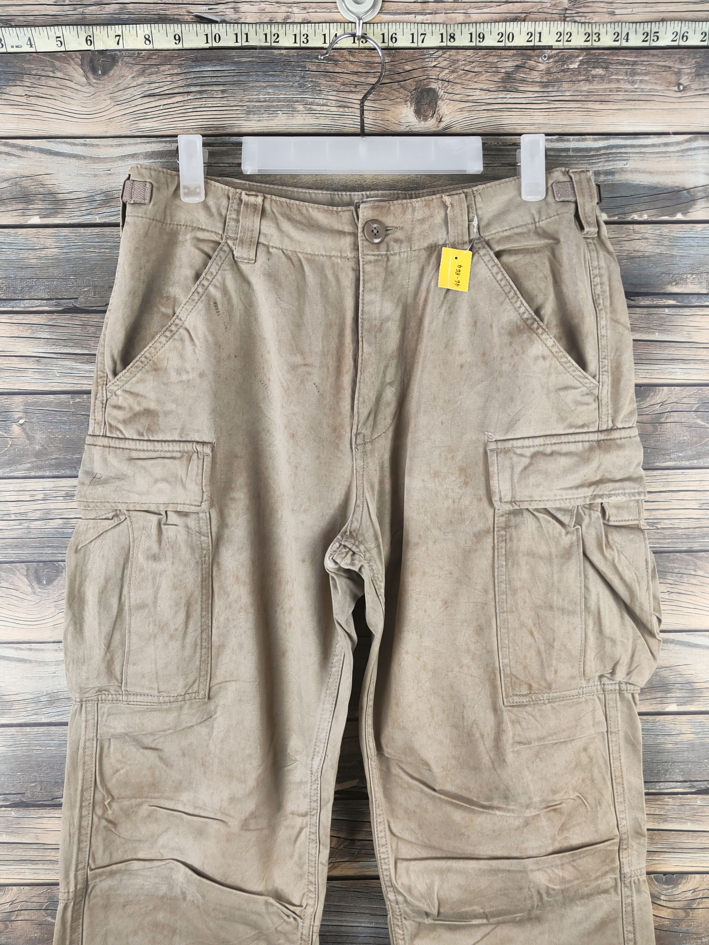 Avirex DL Avirex Beige Multipocket Cargo Pants #46-864 Size US 30 / EU 46 - 2 Thumbnail