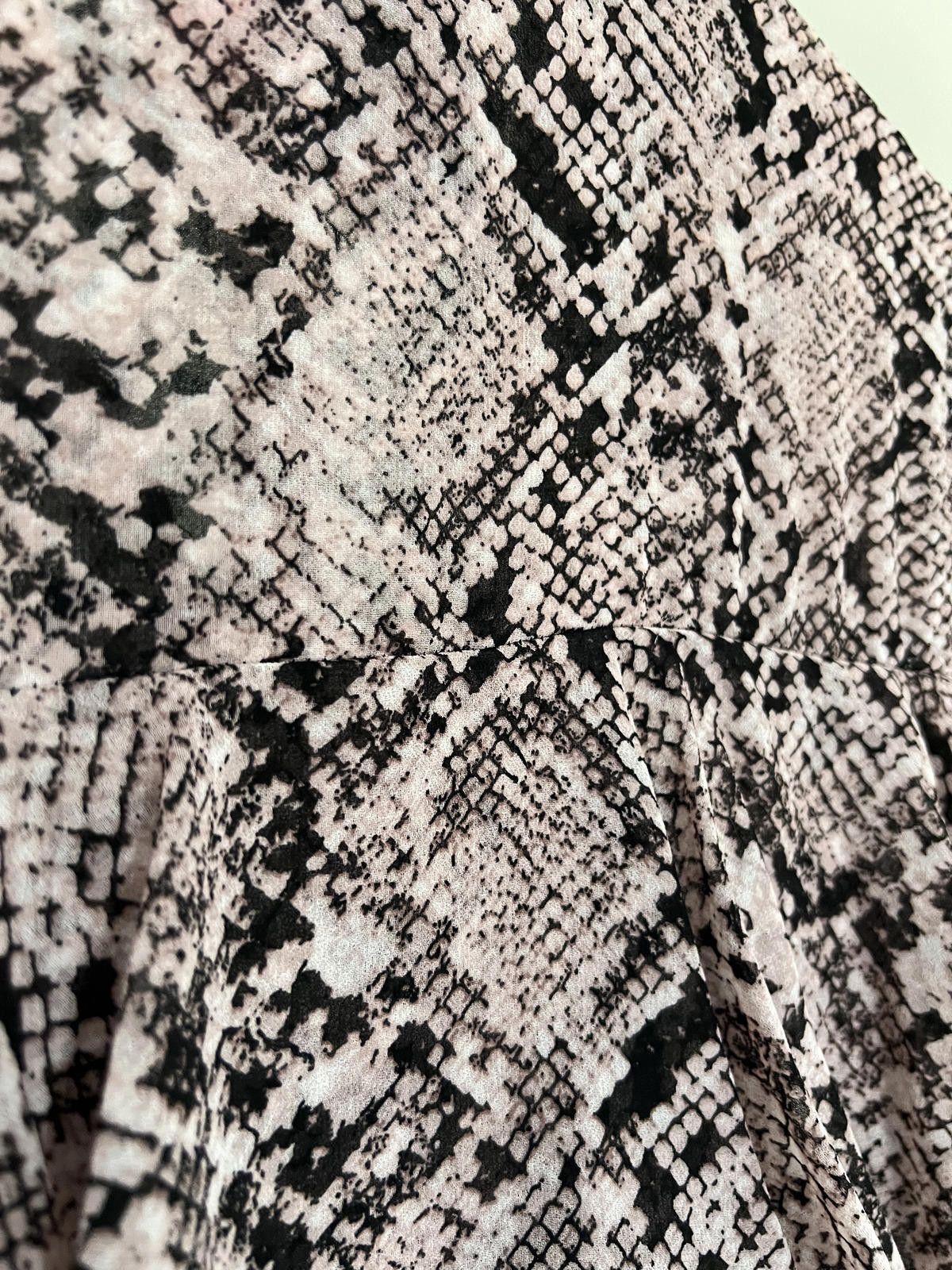 Other MISA Los Angeles Snake Print Ruffle Mini Dress - Made in USA Size M / US 6-8 / IT 42-44 - 7 Thumbnail