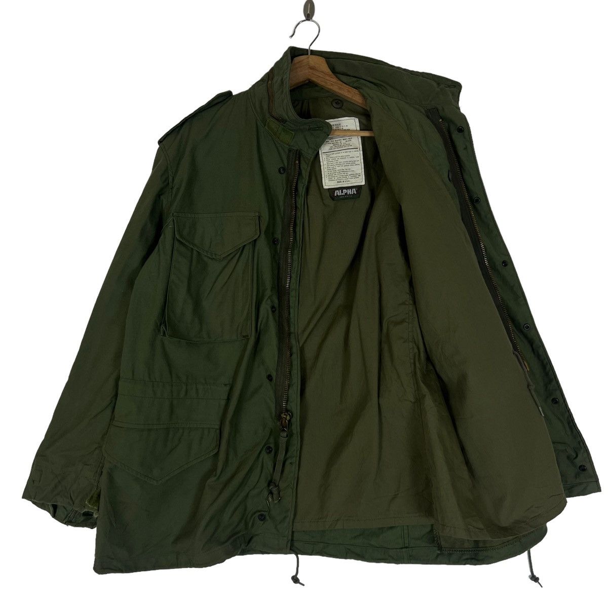 Alpha Industries 🔥80’s Vintage Alpha Industries USA Cold Weather Man’s Field Size US M / EU 48-50 / 2 - 12 Thumbnail
