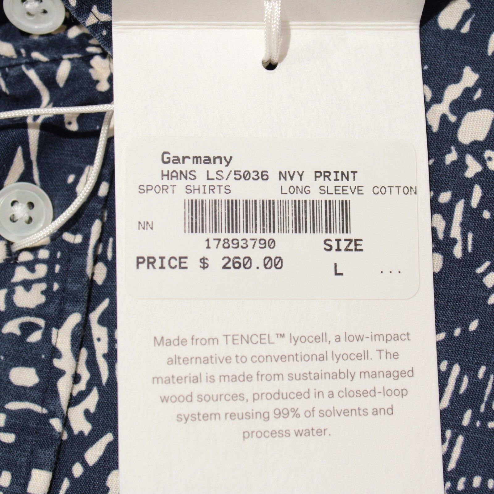 Other No Nationality New with tags Shirt Size L US In Blue Size US L / EU 52-54 / 3 - 7 Thumbnail