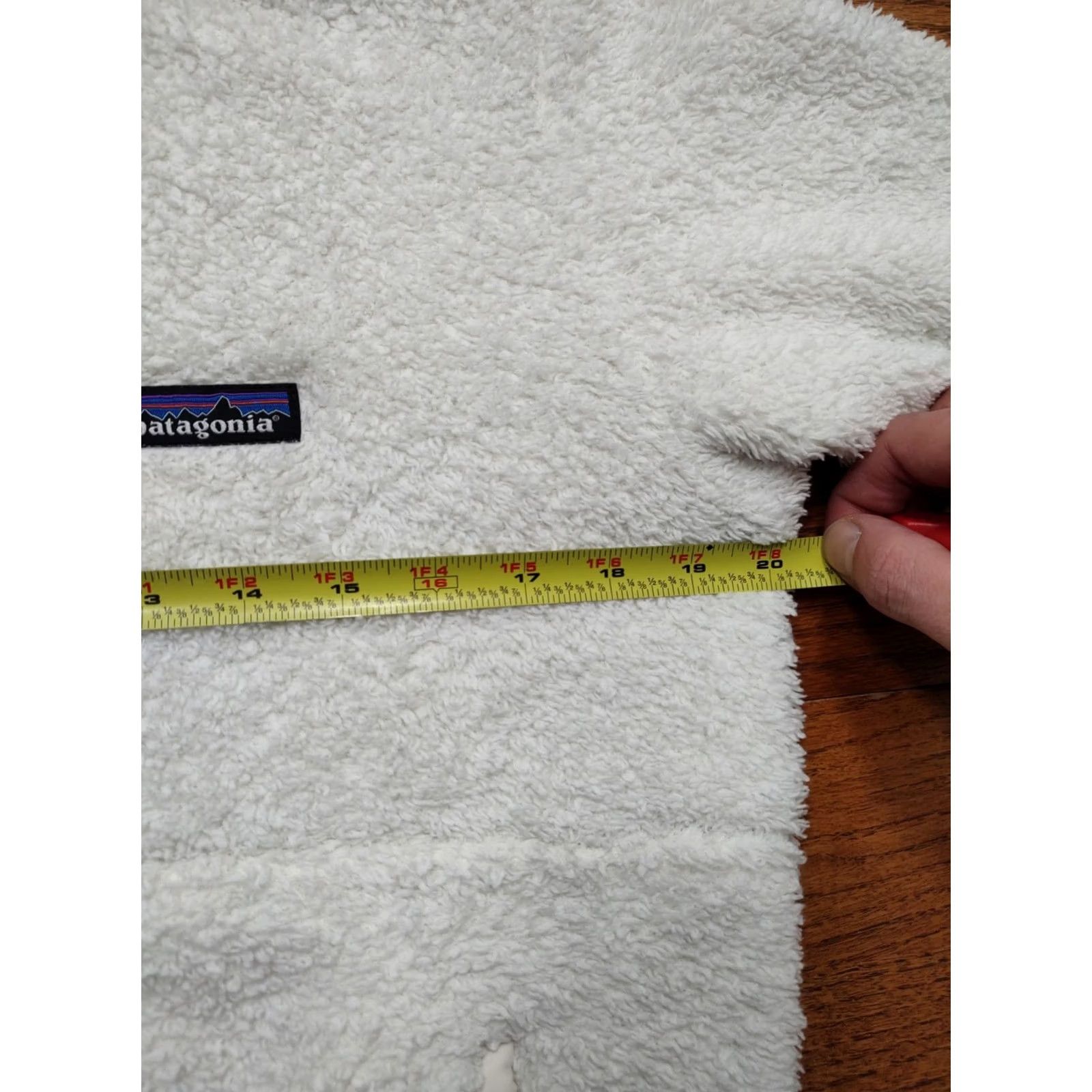 Patagonia VINTAGE Patagonia 1/4 Zip Fleece Sweatshirt Hoodie Womens XS White Pullover Size XS / US 0-2 / IT 36-38 - 7 Thumbnail