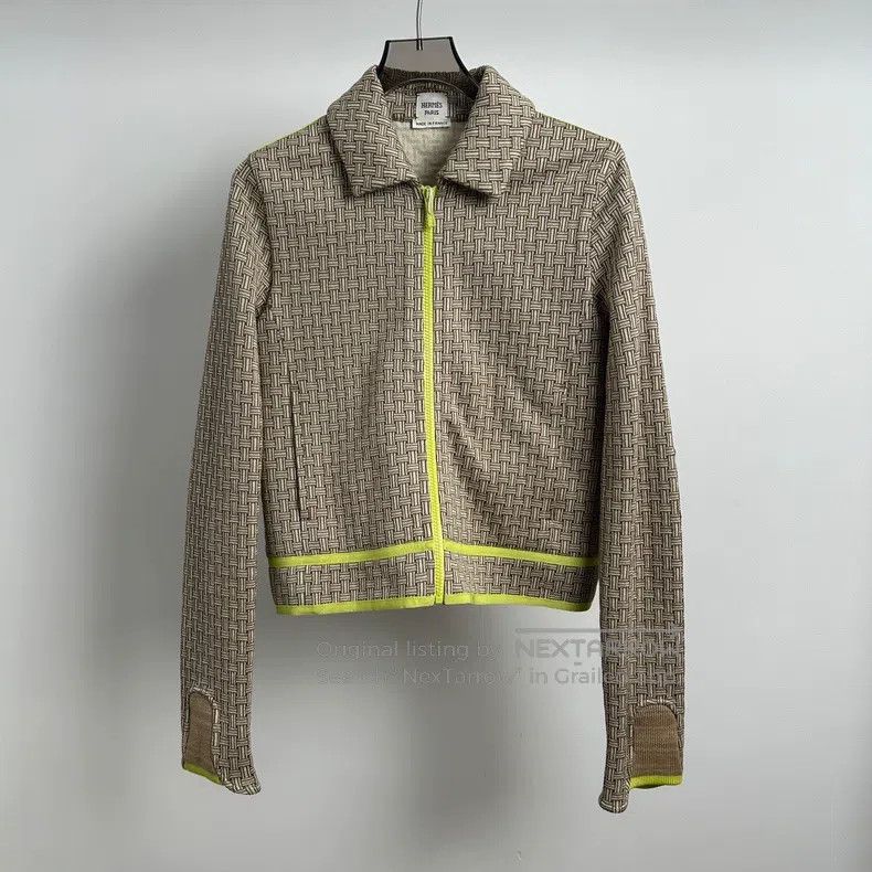 Hermes H Letter Lapel Short Jacket