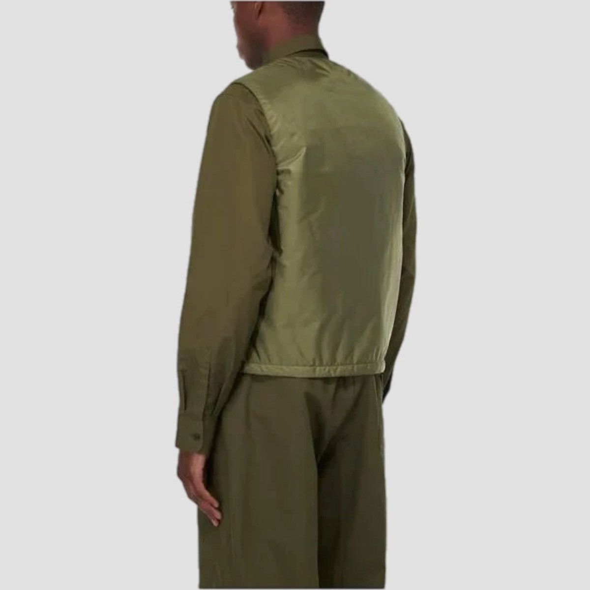 Prada Prada Re-Nylon Gilet Green Size US M / EU 48-50 / 2 - 5 Thumbnail
